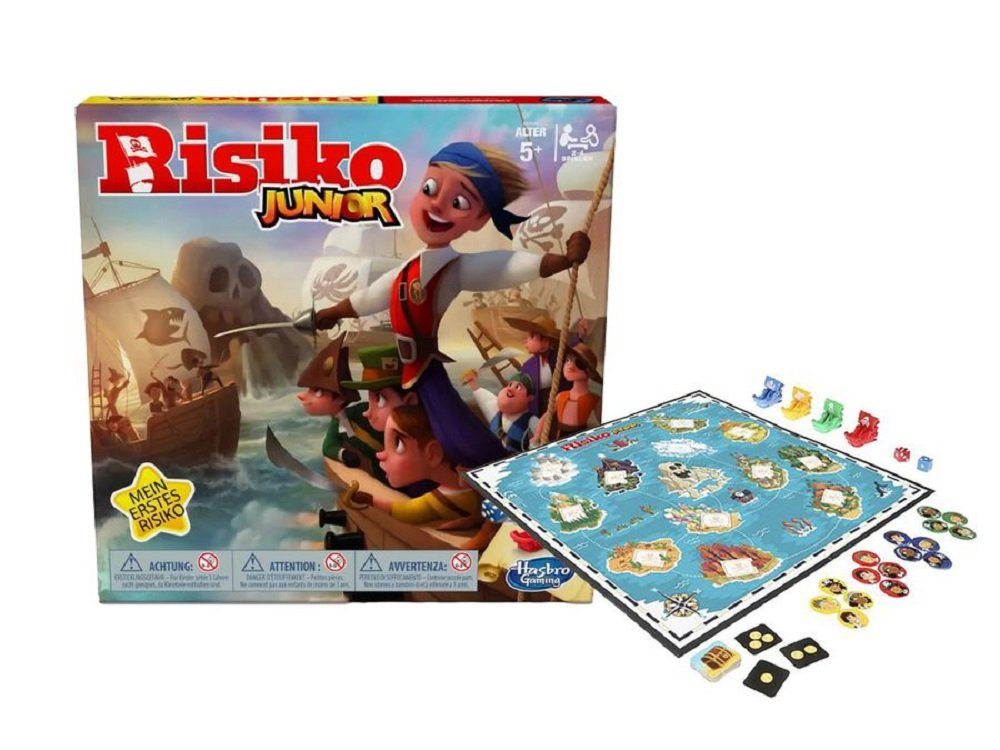 Hasbro Spiel, Risiko Junior Brettspiel - Abenteuer Strategiespiel