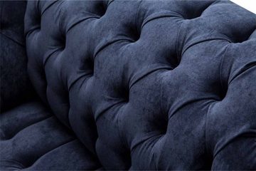 JVmoebel Chesterfield-Sessel, Sessel Chesterfield Klassisch Design Wohnzimmer Textil Couch