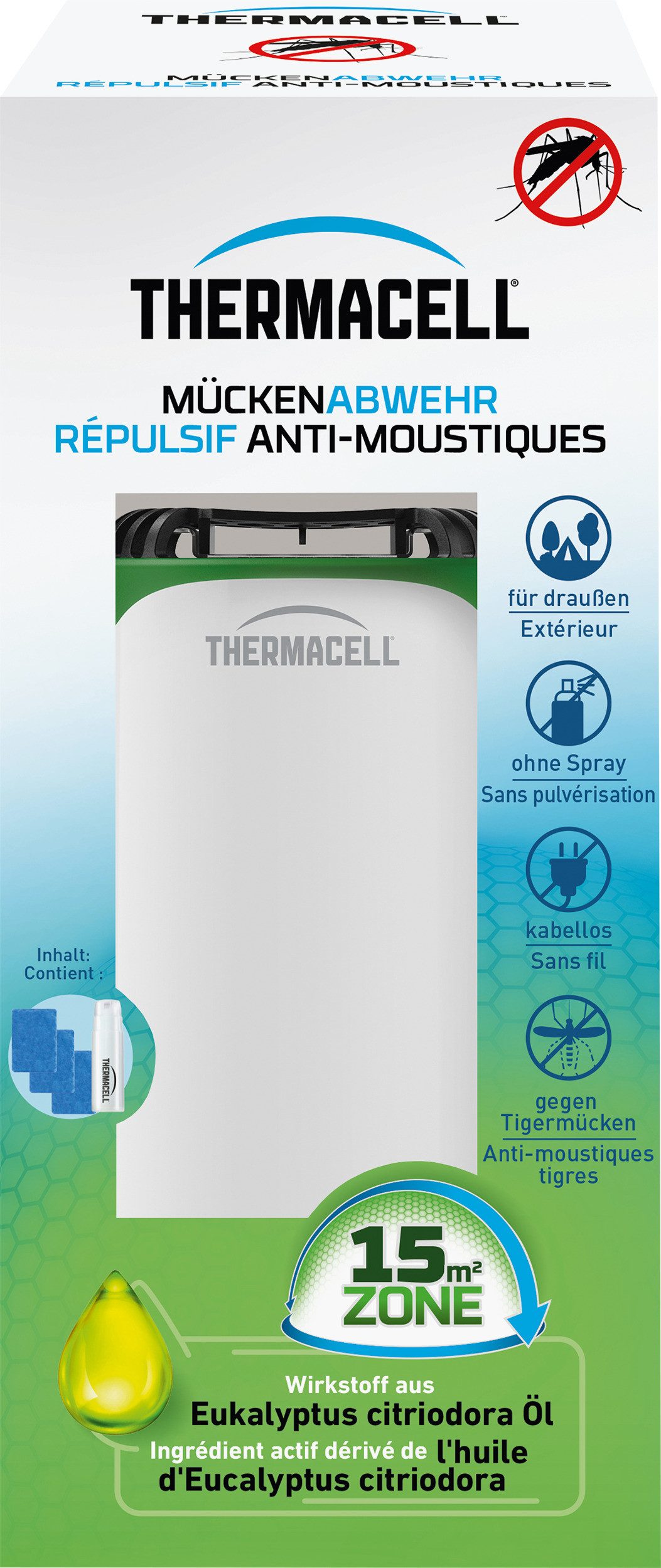 ThermaCell Insektenabwehrgerät Thermacell Mückenabwehr-Verdampfer Protect
