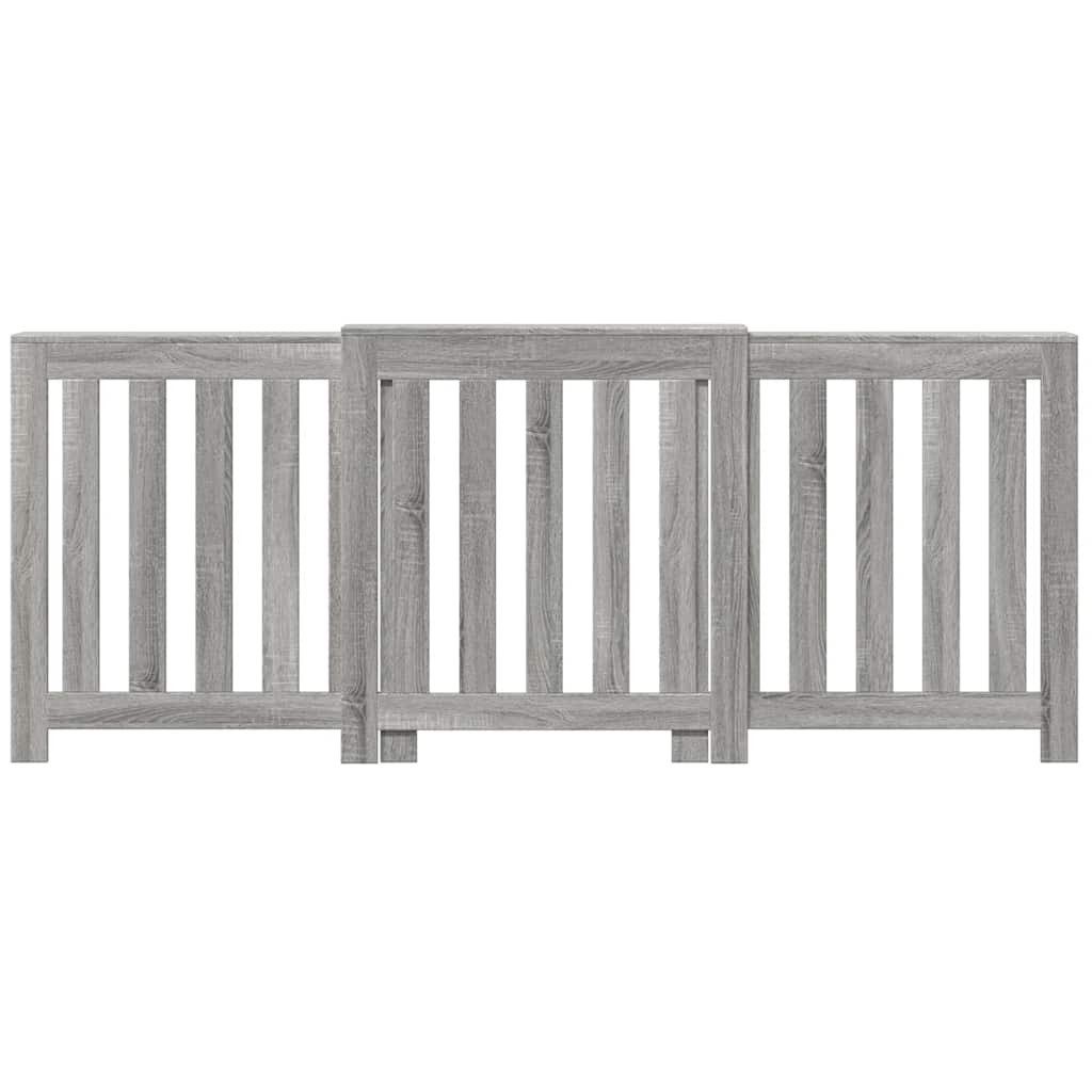 vidaXL Heizkörper-Wäschetrockner Heizkörperverkleidung Grau Sonoma 205x21,5 günstig online kaufen