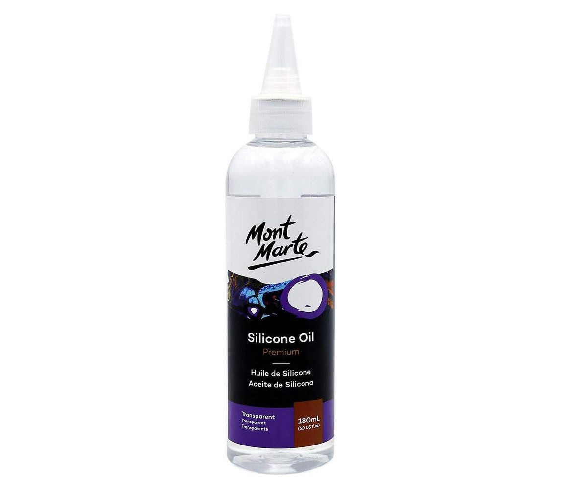Bastelfarbe PREMIUM Silikon-Öl, Acrylfarben Malmittel,in 60 ml / 180 ml Dropbottle