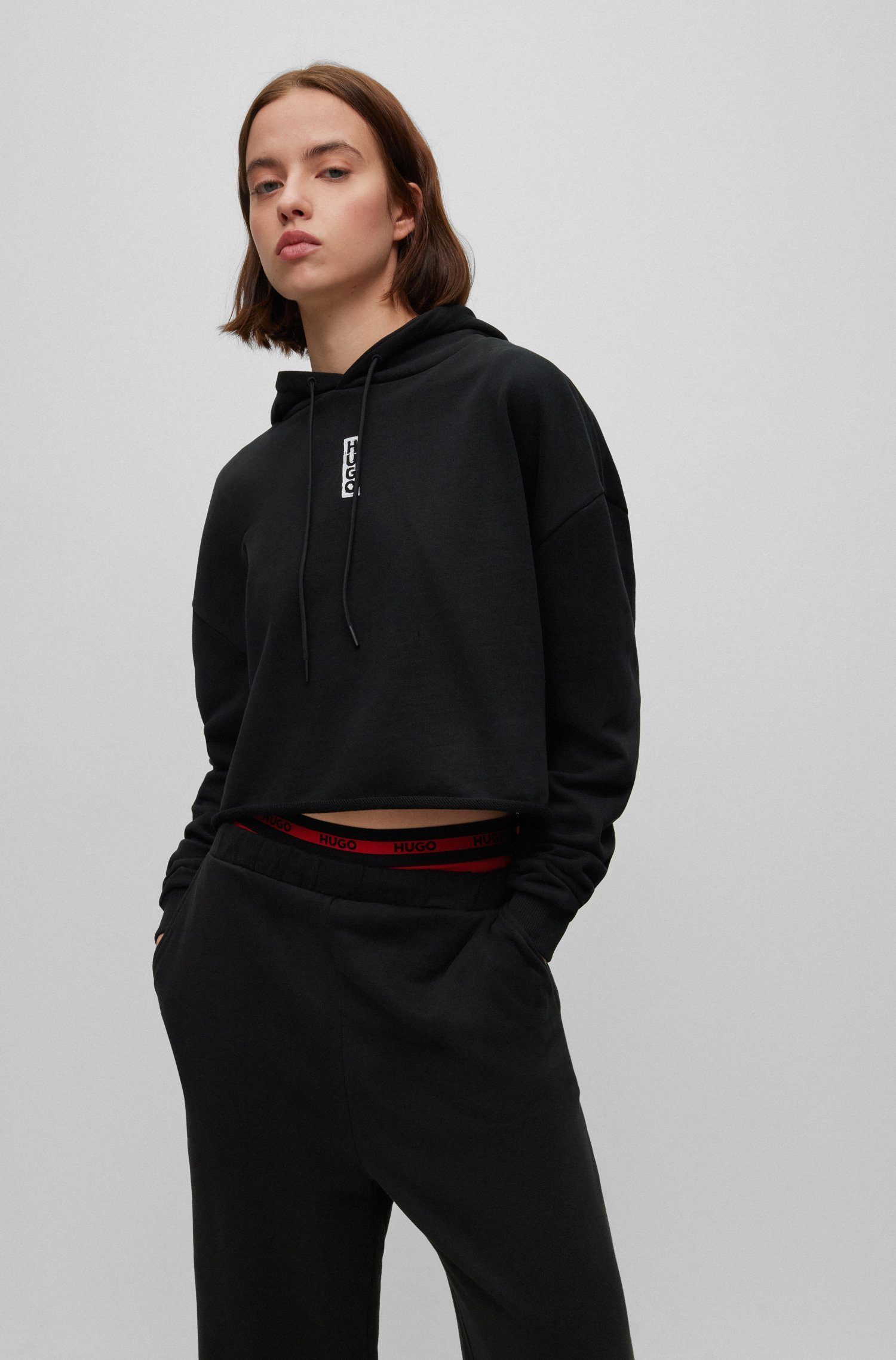 Dephana HUGO Hoodie (001) Schwarz (1-tlg)