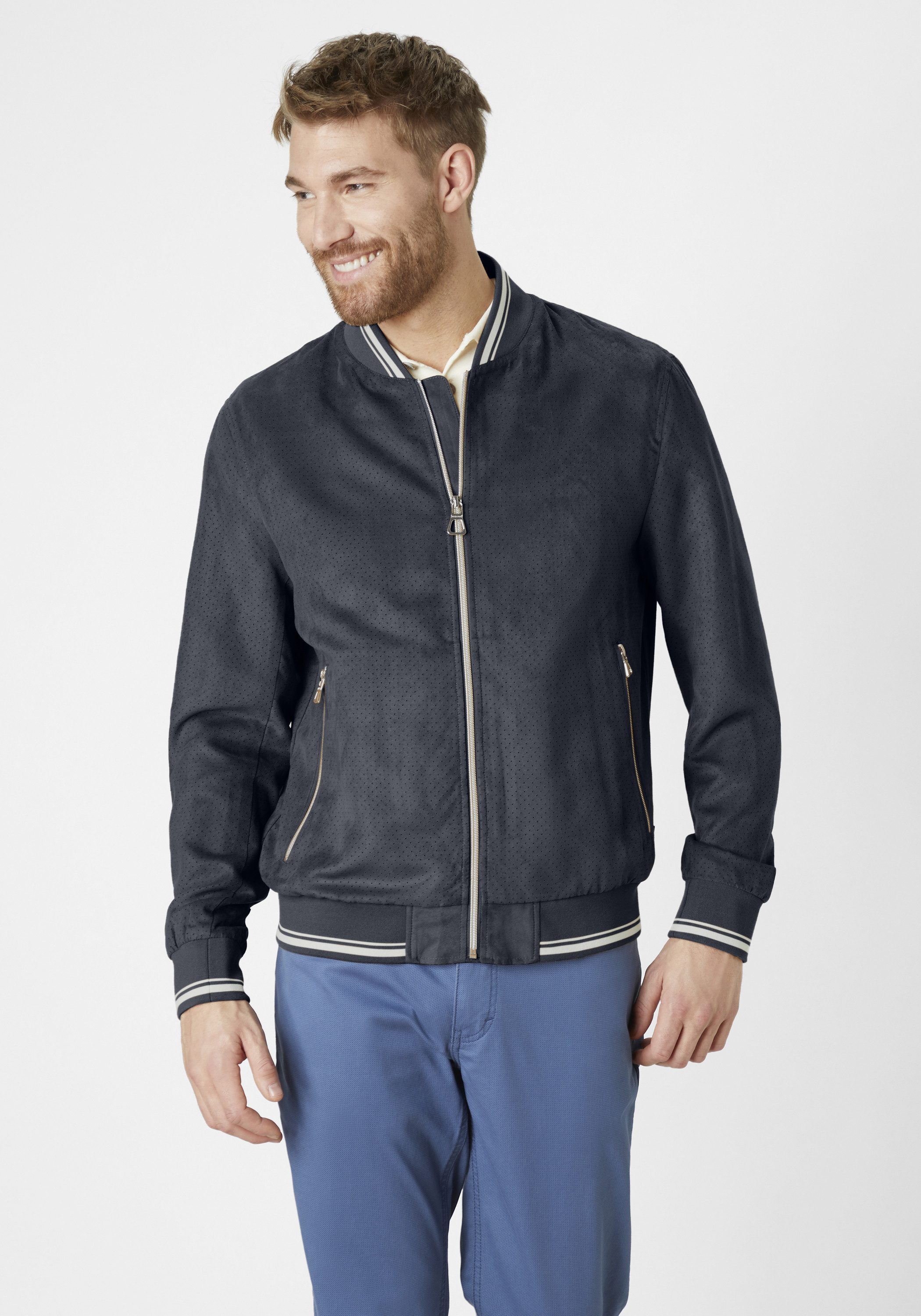 Redpoint Blouson TED Modern Fit Microvelours günstig online kaufen