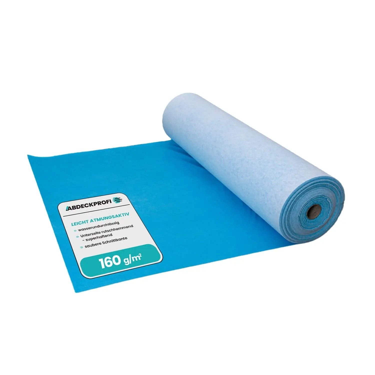 Abdeckprofi Bodenschutzvlies Abdeckvlies selbstklebend – 160g/m², (0.65m x 50m (32,5m)