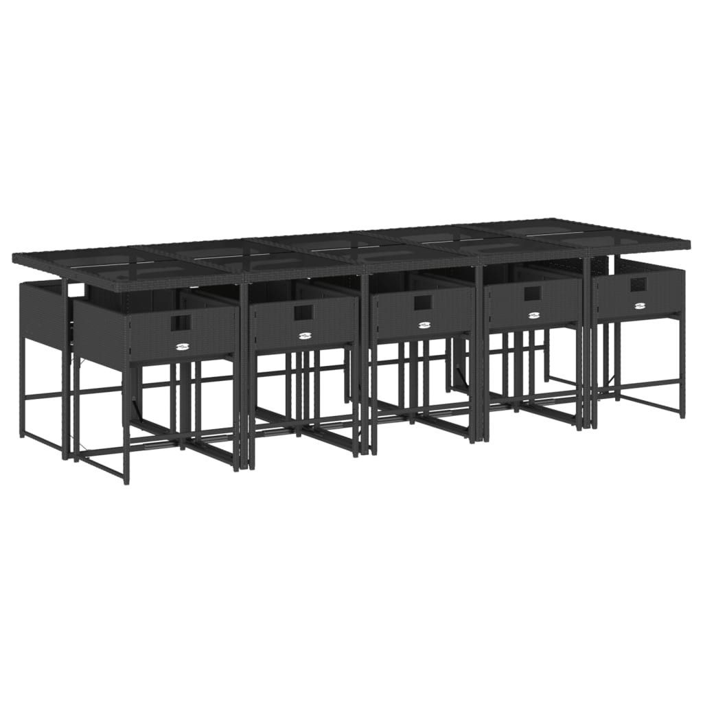vidaXL Garten-Essgruppe 11-tlg. Garten-Essgruppe mit Kissen günstig online kaufen