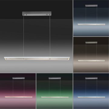 Paul Neuhaus LED Pendelleuchte LED Pendelleuchte Helix in Aluminium 2x 25,5W 2400lm, keine Angabe, Leuchtmittel enthalten: Ja, fest verbaut, LED, warmweiss, Hängeleuchte, Pendellampe, Pendelleuchte