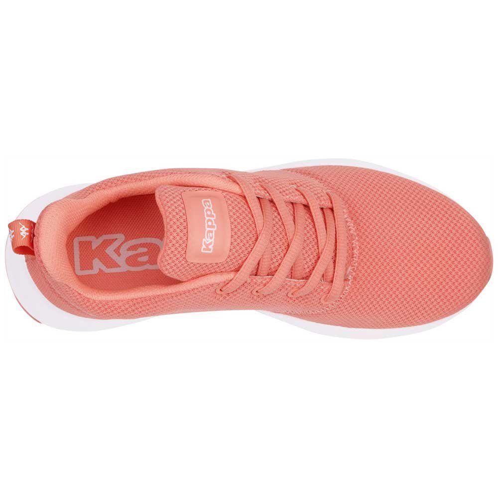 Kappa leichter Sohle coral-white Sneaker mit besonders