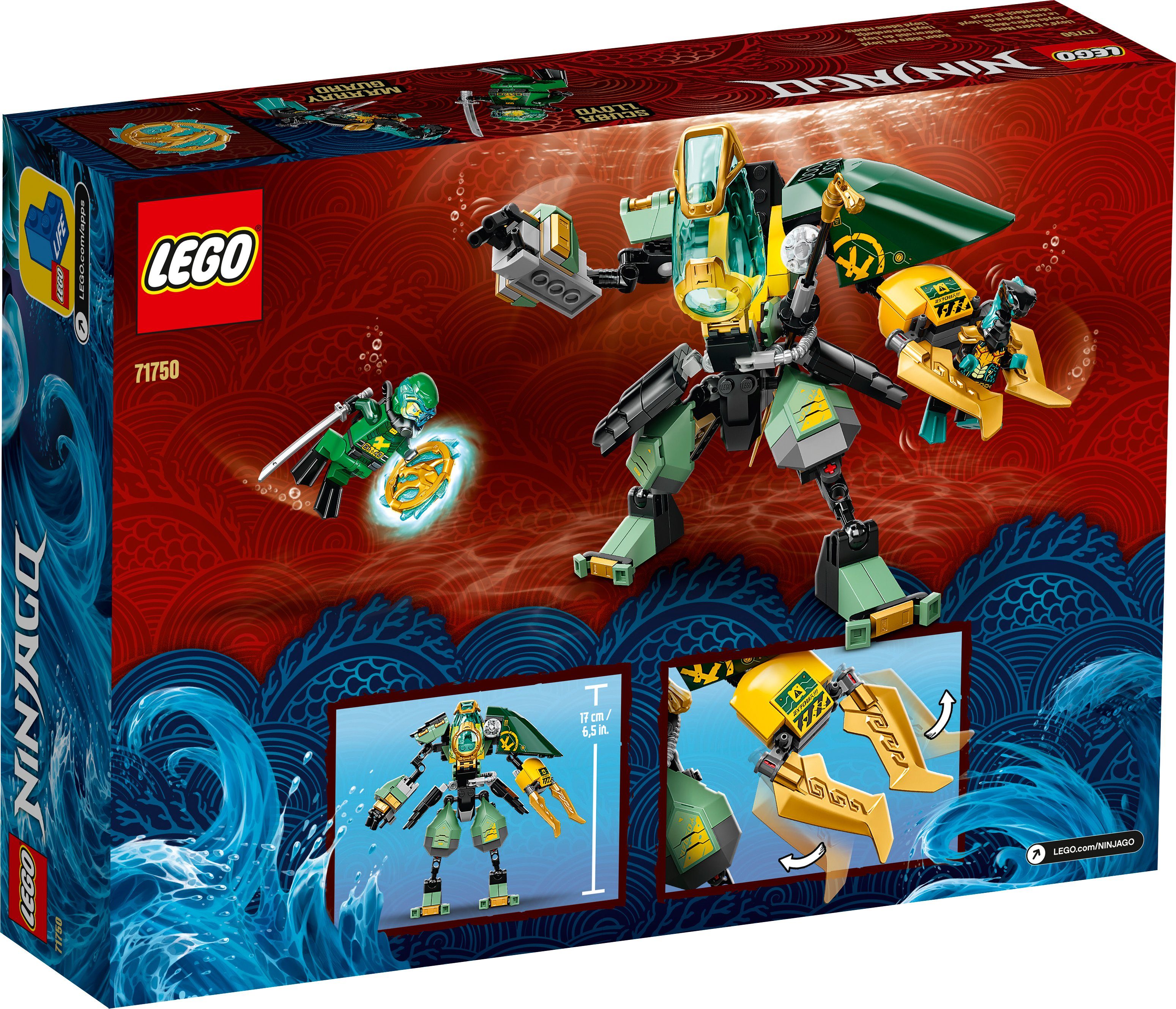 Image of LEGO® Konstruktionsspielsteine »Lloyds Hydro-Mech (71750), LEGO® NINJAGO®«, (228 St), Made in Europe