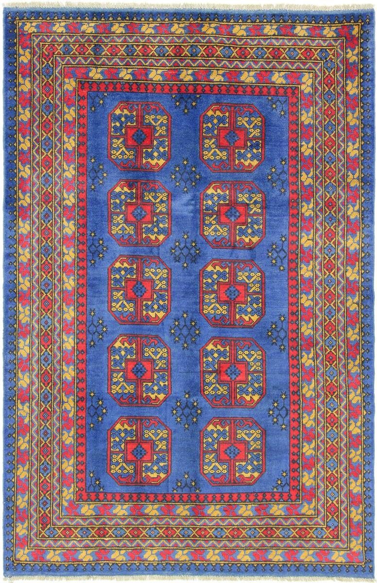 Orientteppich Afghan Akhche 162x248 Handgeknüpfter Orientteppich, Nain Trading, rechteckig, Höhe: 6 mm