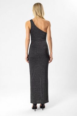 No Matter What One-Shoulder-Kleid im metallenen Glitzer-Look