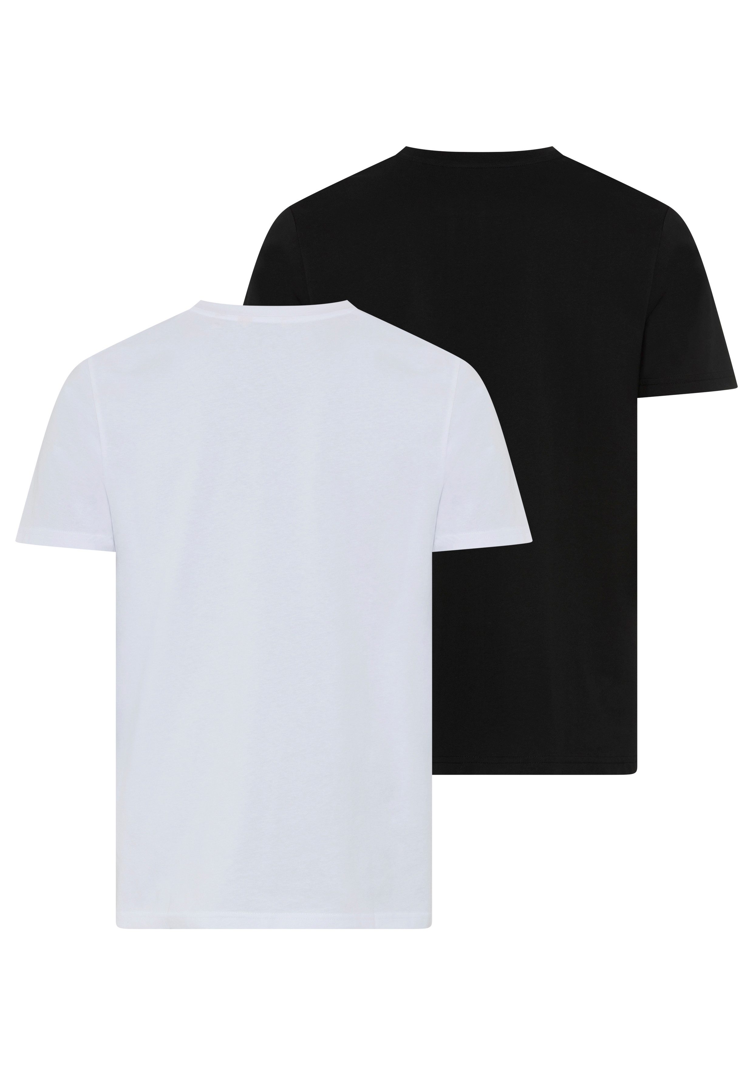 Ellesse T-Shirt Packung (Packung, 2-tlg) Packung mit 2 Teilen, aus Baumwolle