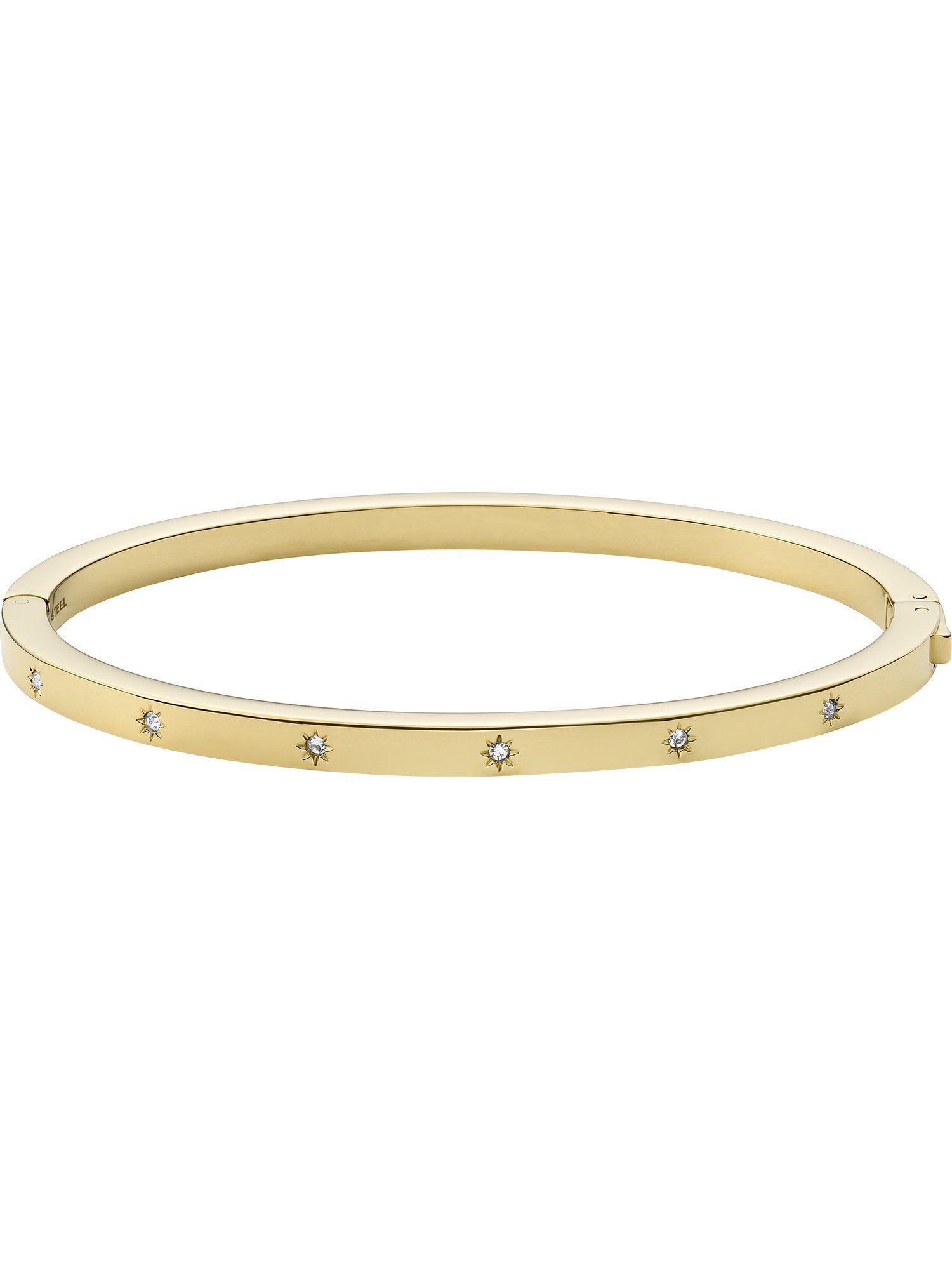 Fossil Armreif Fossil Damen-Armreif Edelstahl Glasstein günstig online kaufen