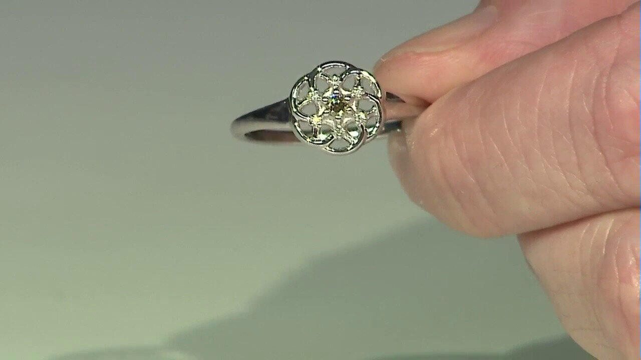 Cavill Diamantring Grüner SI1 Diamant Silber günstig online kaufen