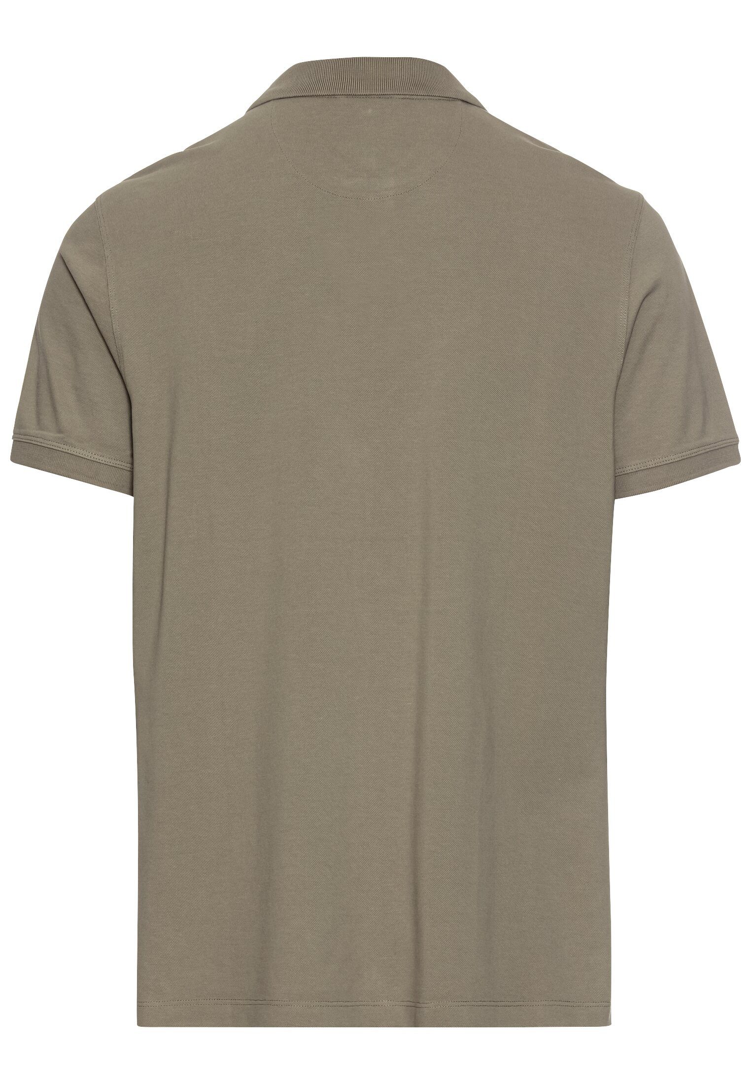 camel active Poloshirt normale Passform, Polokragen, 2-Knopf-Form, mit Logo-Stickerei