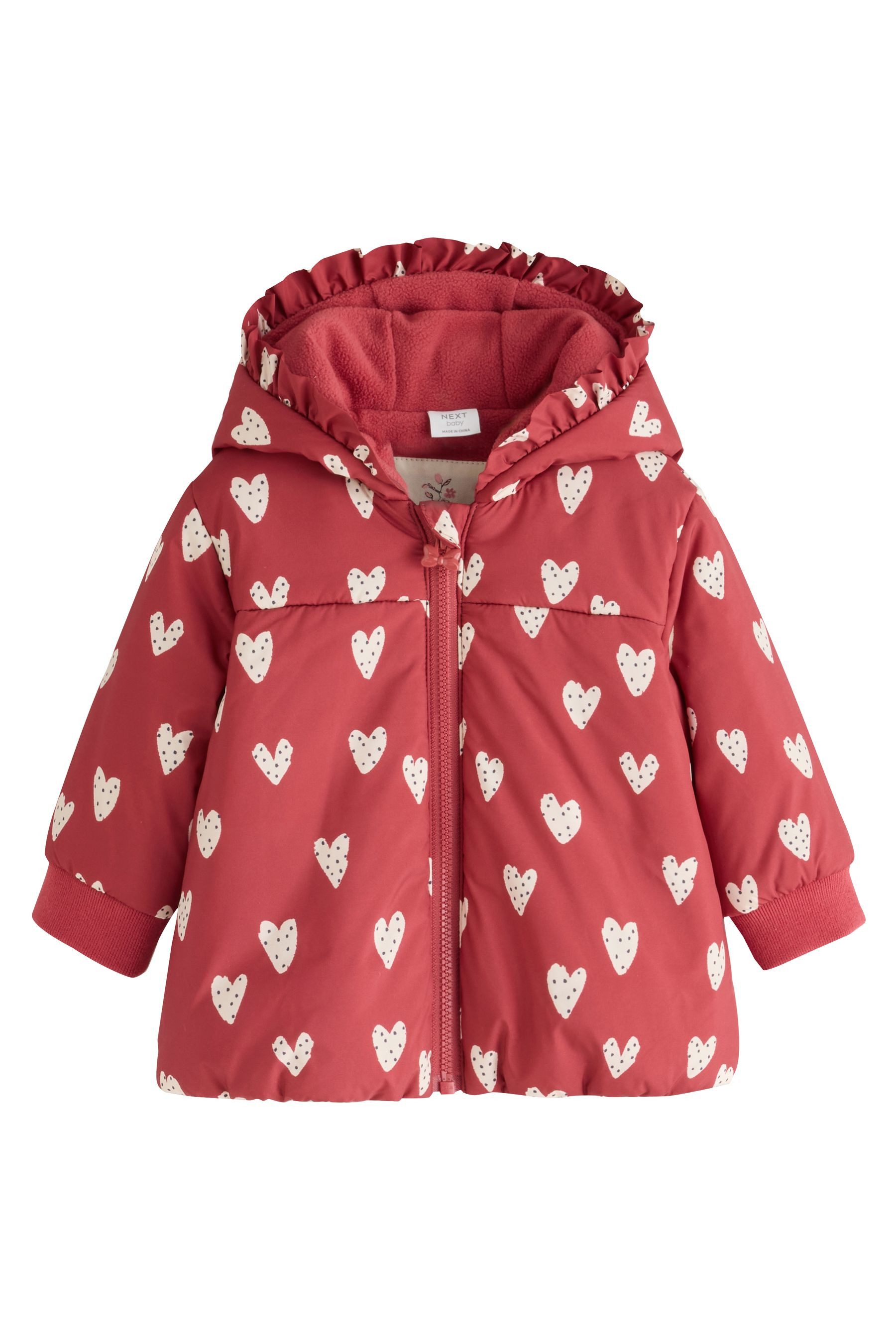Next Steppjacke Wattierte Babyjacke mit Kapuze (1-St) – Bild 4 von 5