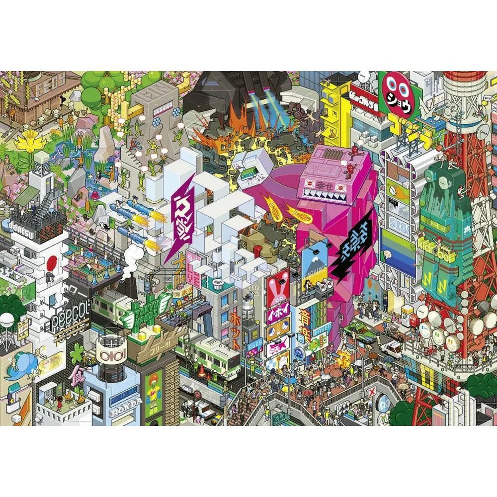 HEYE Puzzle Tokyo Quest Puzzle 1000 Teile, 1000 Puzzleteile
