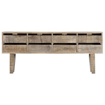 vidaXL Sideboard Sideboard 140×30×60 cm Massivholz Mango (1 St)