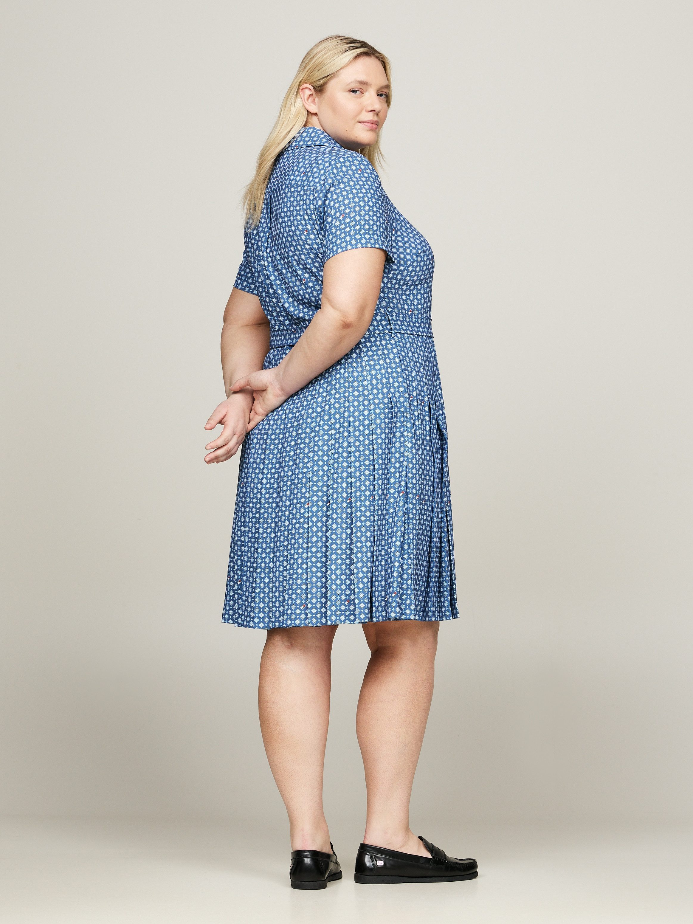 Tommy Hilfiger Curve Hemdblusenkleid CRV FOULARD günstig online kaufen
