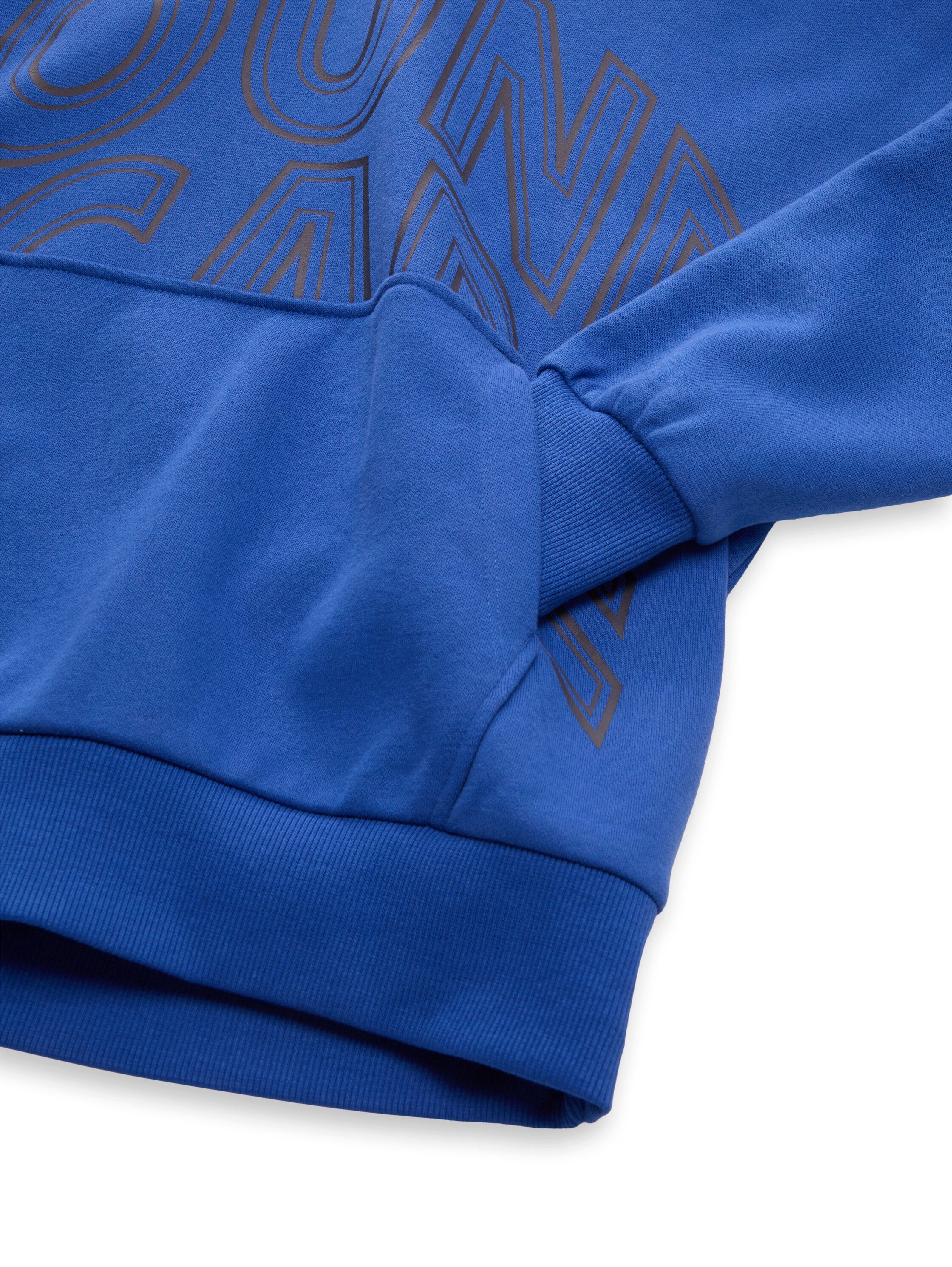TOM TAILOR Kapuzensweatshirt mit Kängurutasche und Print / für Boys