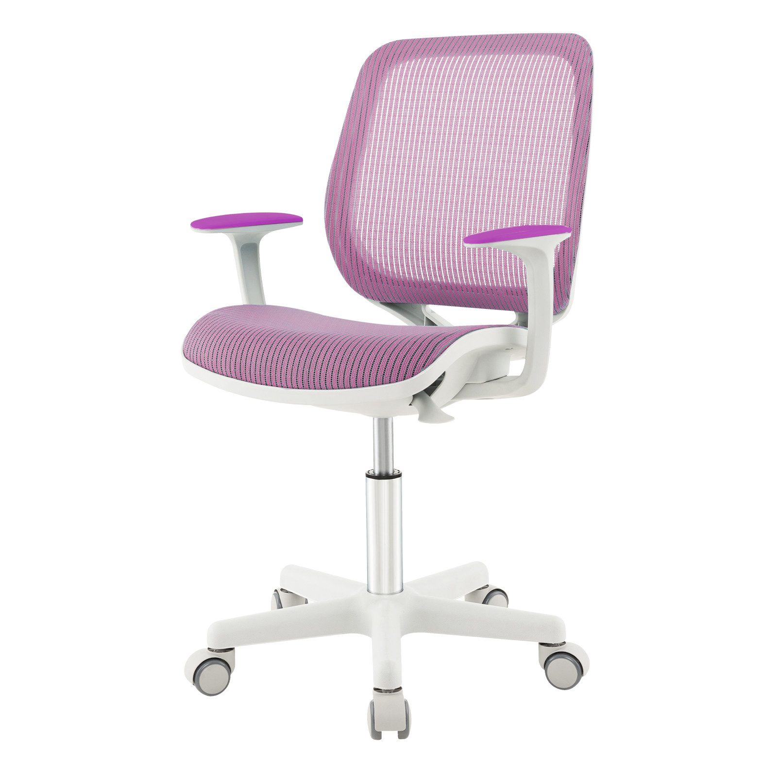 KOMFOTTEU Kinderstuhl Schreibtischstuhl Kinderdrehstuhl, mit Rückenlehne & günstig online kaufen