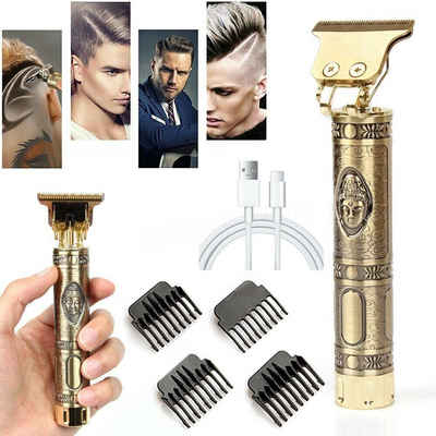 LifeImpree Haarschneider, Haarschneidemaschine, T Blade Outliner Trimmer für Männer und Friseure, Wasserdicht USB Wiederaufladbarer