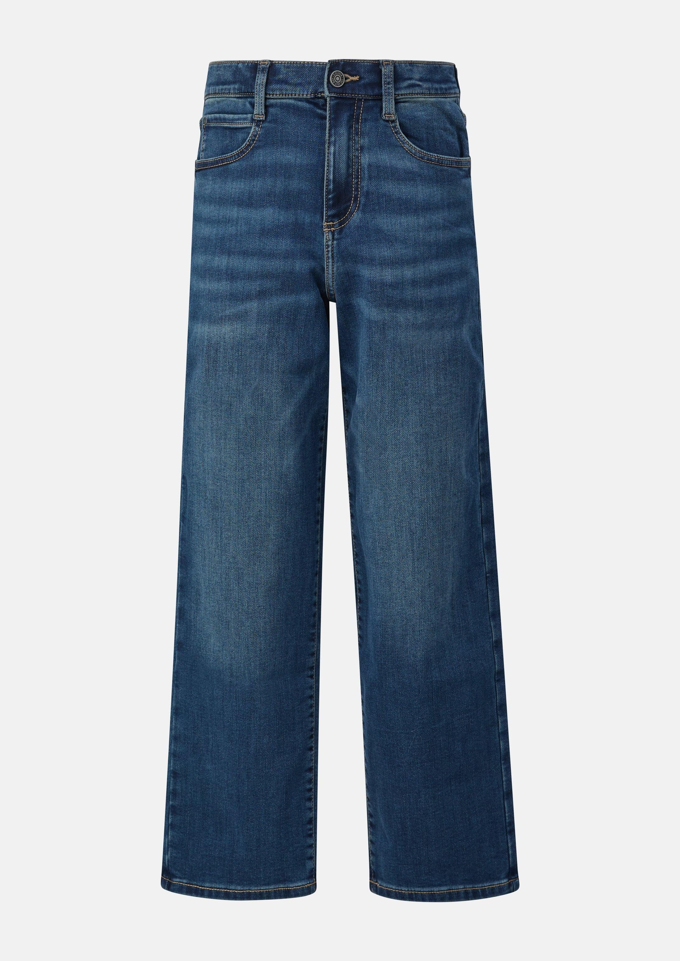 s.Oliver Weite Jeans Jeans-Hose BAGGY Jeans Baggy / Relaxed Fit / Mid Rise / Wide Leg / soft & warm