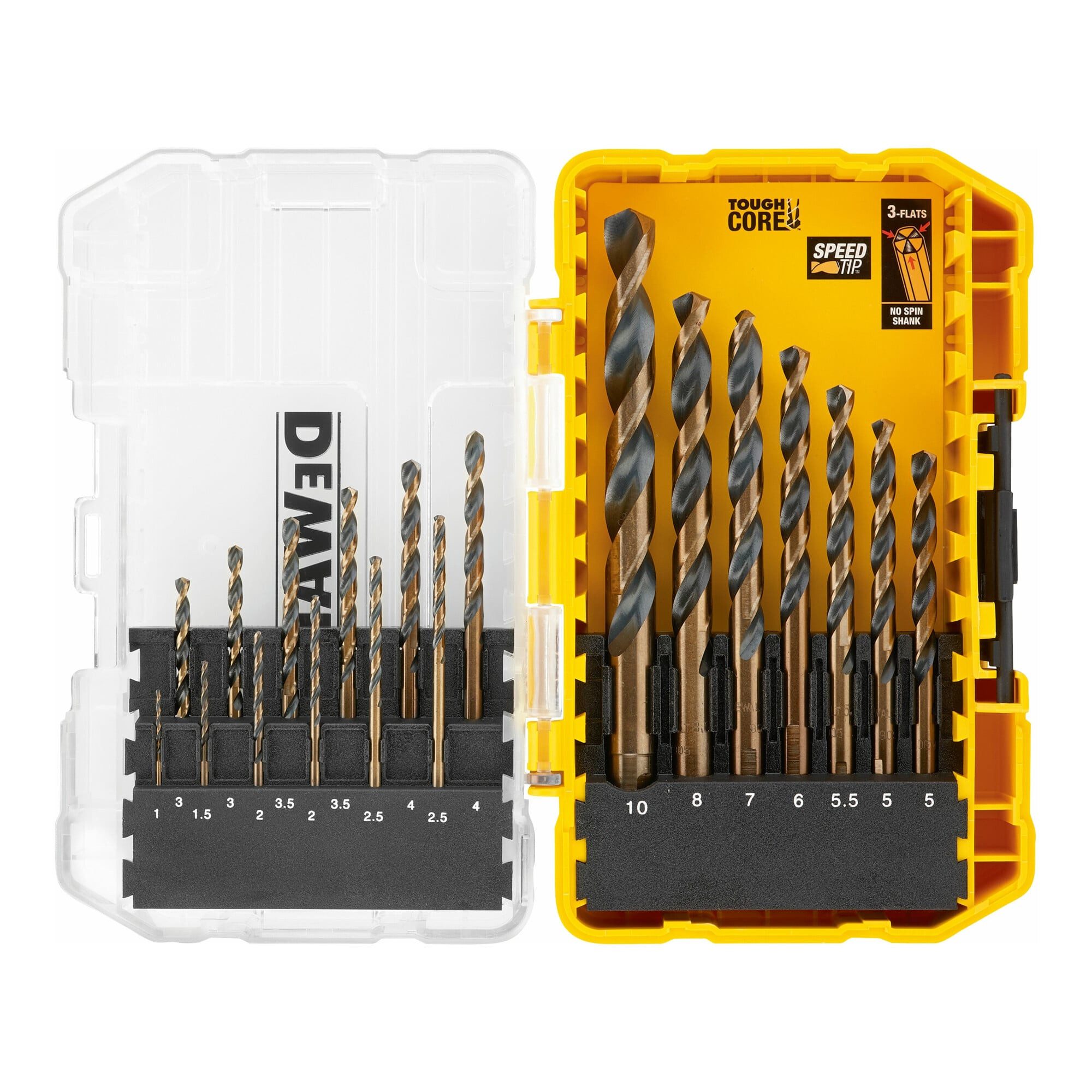 DeWalt Metallbohrer DEWALT Metallbohrer-Set 19-tlg. HSS-G