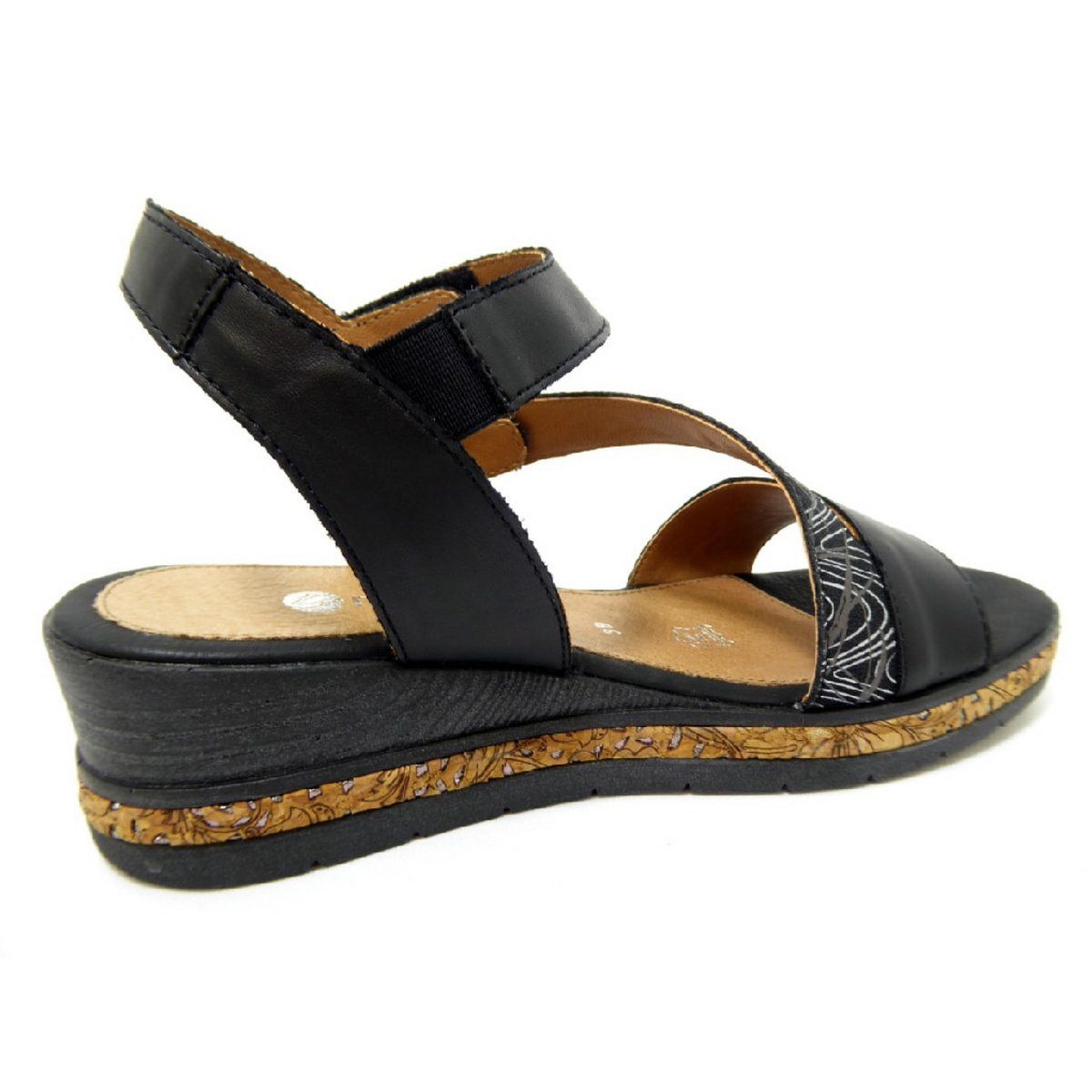 Sandalette (02) (1-tlg) Remonte schwarz schwarz kombi