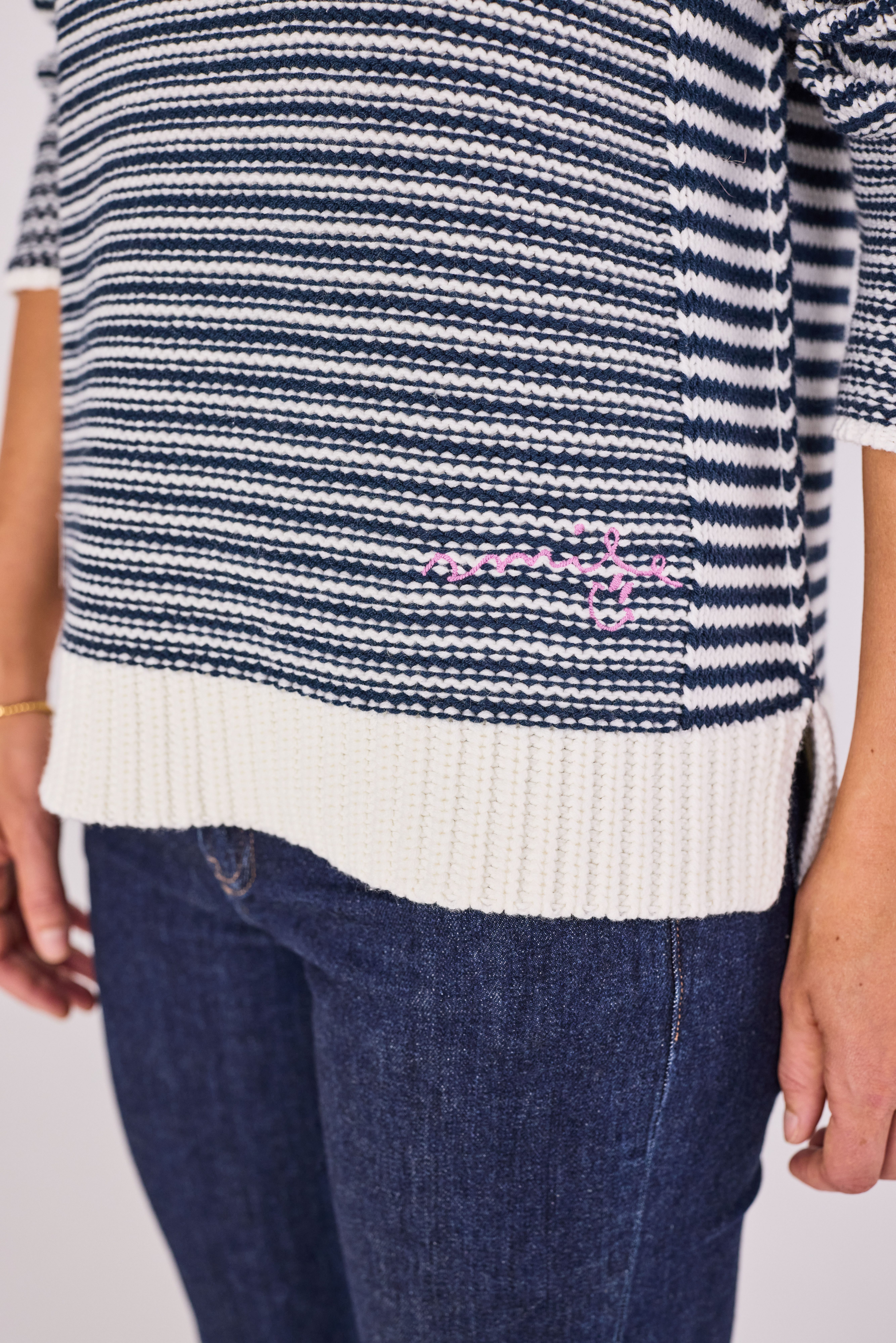 Lieblingsstück Rundhalspullover HollynL mit Streifen günstig online kaufen