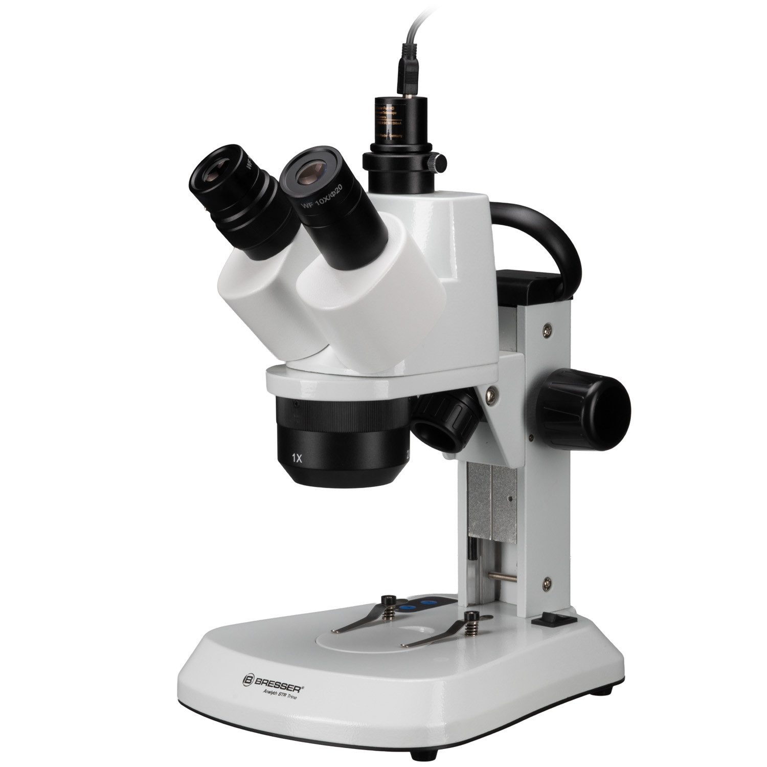 BRESSER BRESSER Analyth STR Trino 10x - 40x trinokulares Stereo-Mikroskop mit… Auf- und Durchlichtmikroskop