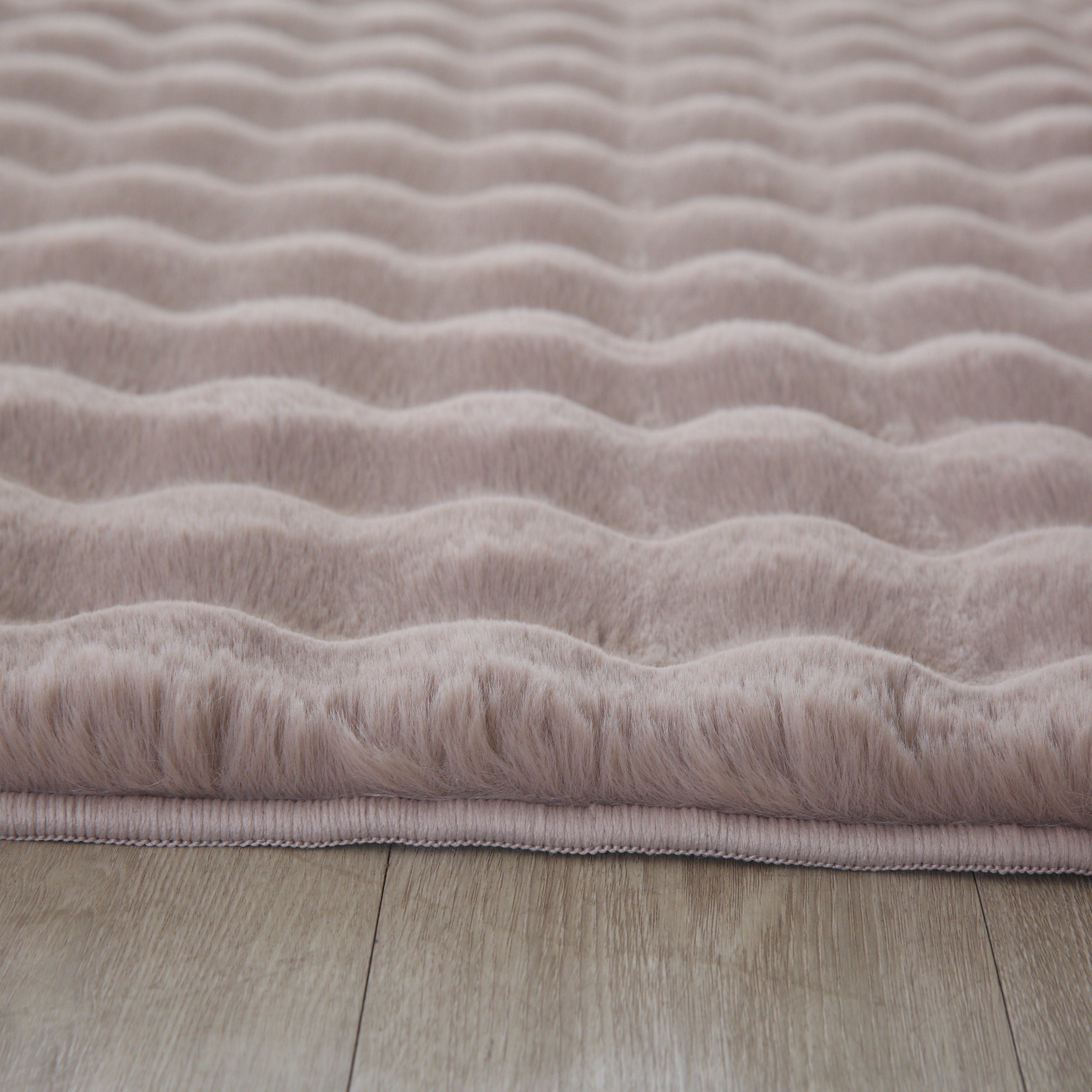 Ayyildiz Teppiche Hochflor-Teppich AMBIANCE 5110, auch als Läufer, rechteckig, Höhe: 25 mm, Fell Haptik / Besonders weich / Dicker Flor / Pflegeleicht – Bild 3 von 5