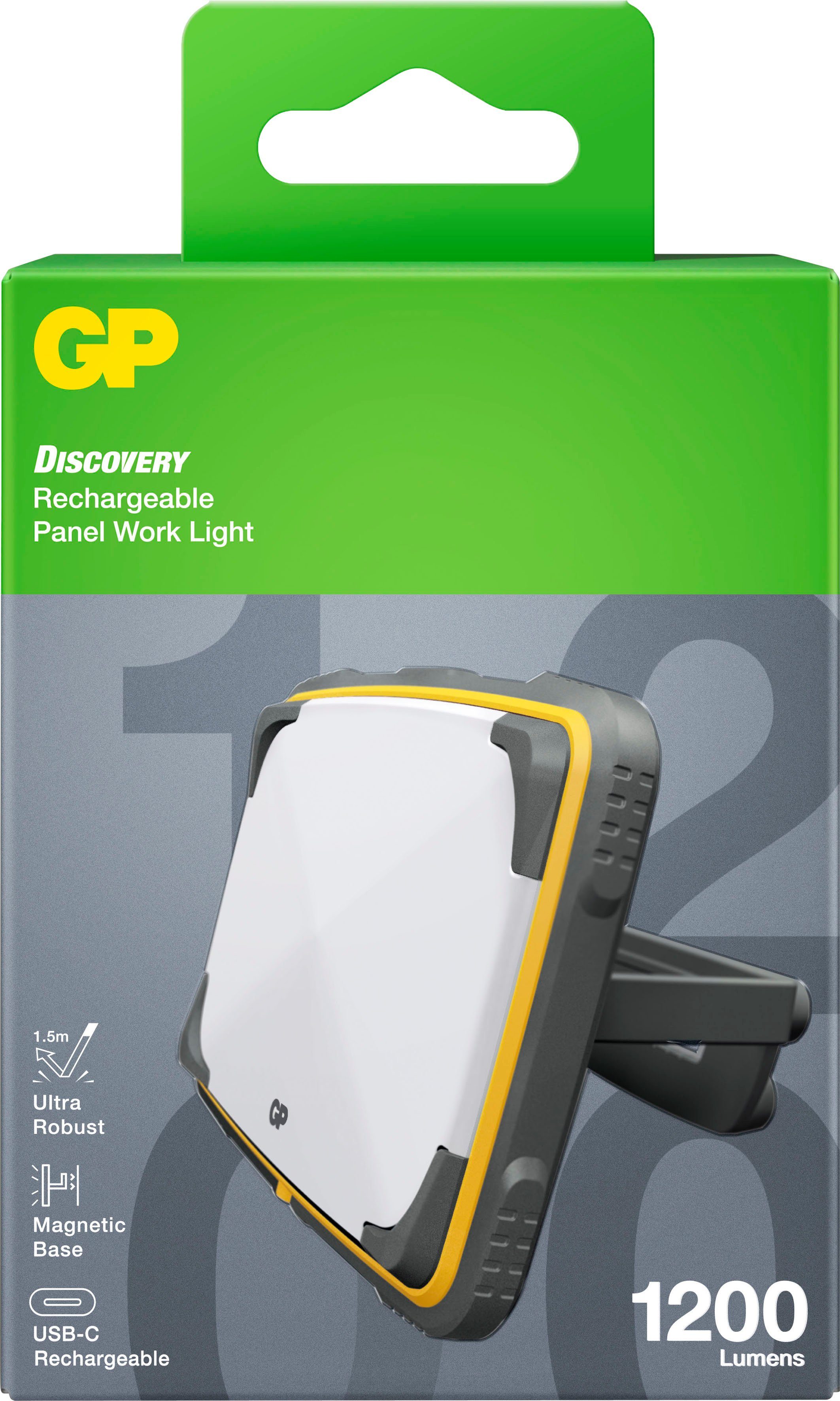 GP Batteries Taschenlampe Arbeitslampe Discovery CWP15