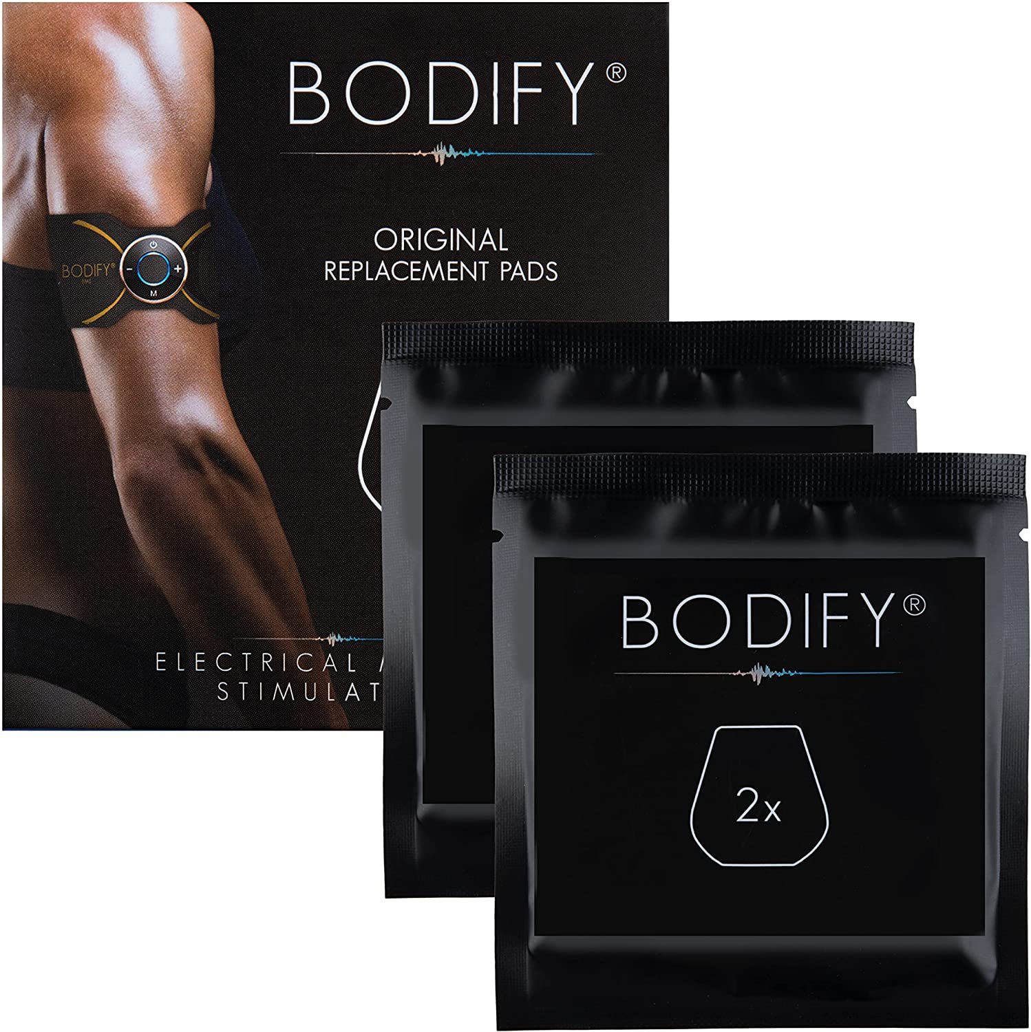BODIFY EMS-Arm-Trainer Ersatz-Pads 2er-Set (Ohne Controller) für EMS Arm & Bein Trainer Pro, (2-tlg)
