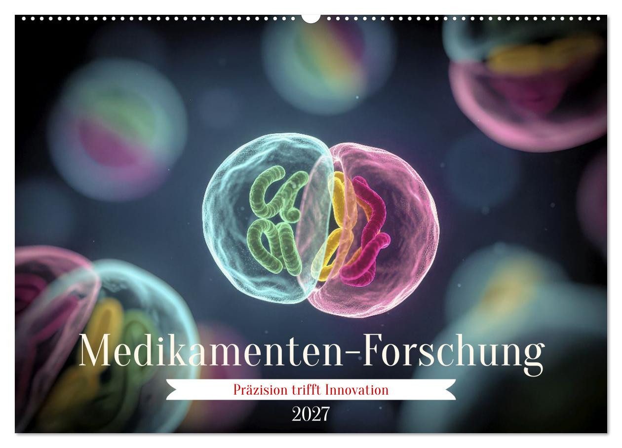 CALVENDO Wandkalender Medikamenten-Forschung (Wandkalender 2027 DIN A2 quer), CALVENDO Monat