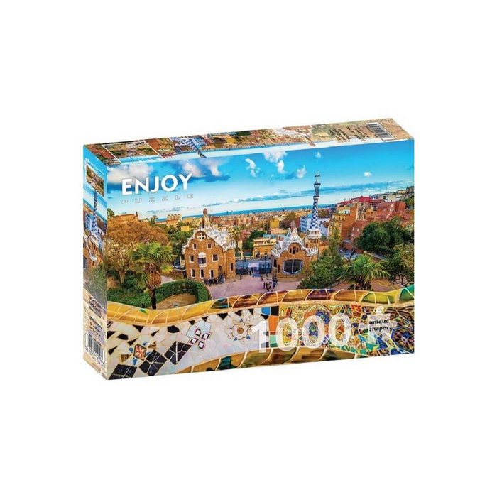 ENJOY Puzzle Puzzle ENJOY-1056 - Blick vom Park Guell Barcelona Puzzle ... Puzzleteile