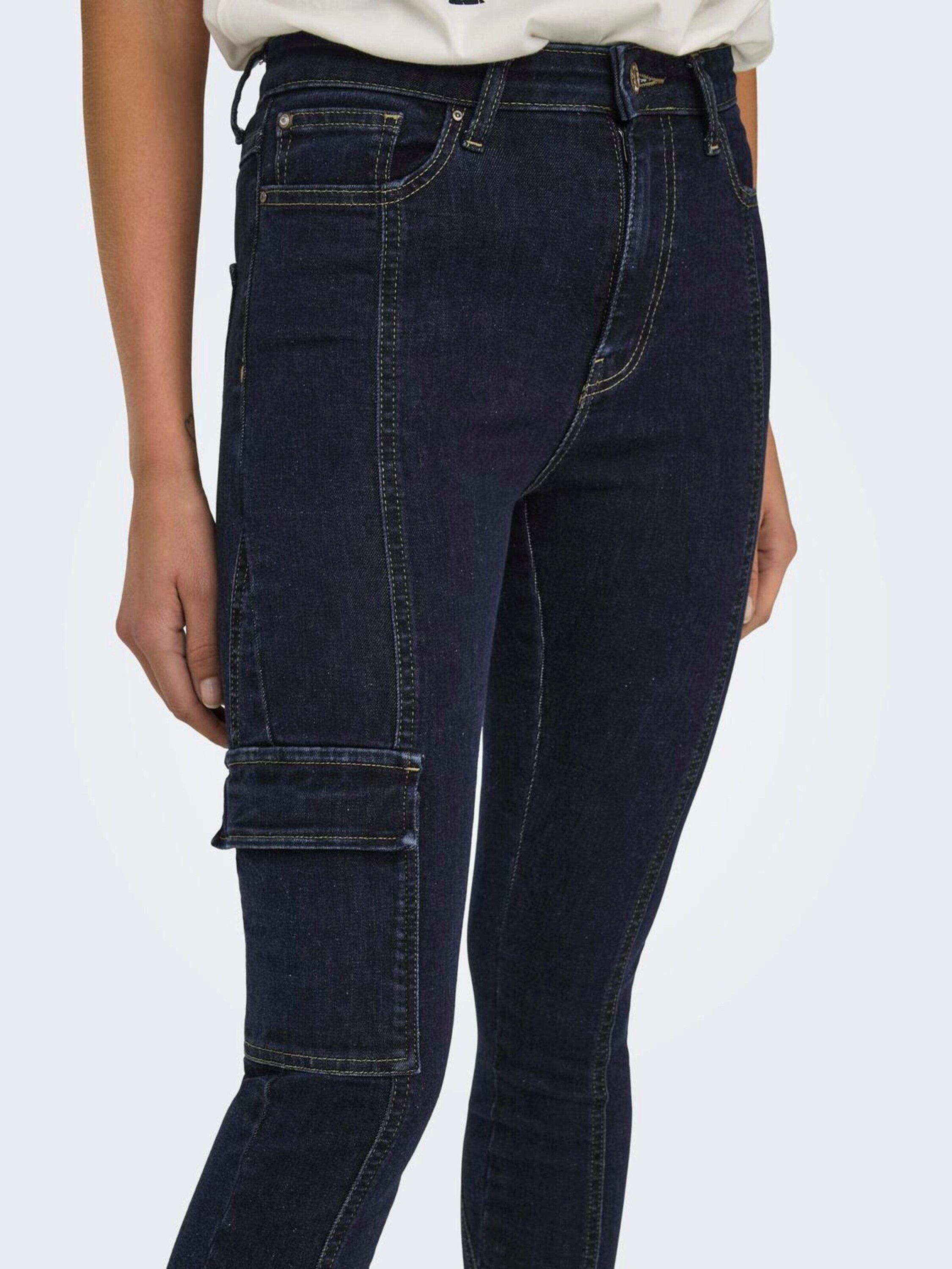 ONLY Cargojeans (1-tlg) Plain/ohne Details günstig online kaufen