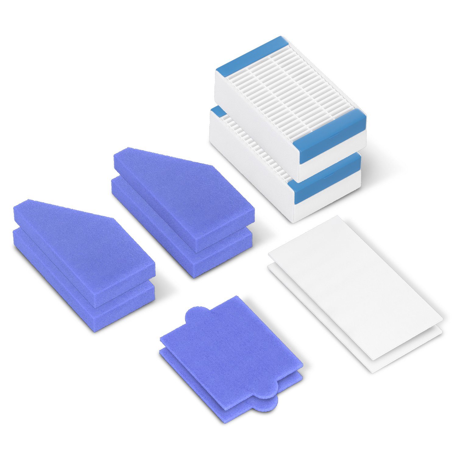 VIOKS HEPA-Filter Hygienefilter Set, Zubehör für Thomas Aqua + Pet Family Multiclean X10 Staubsauger