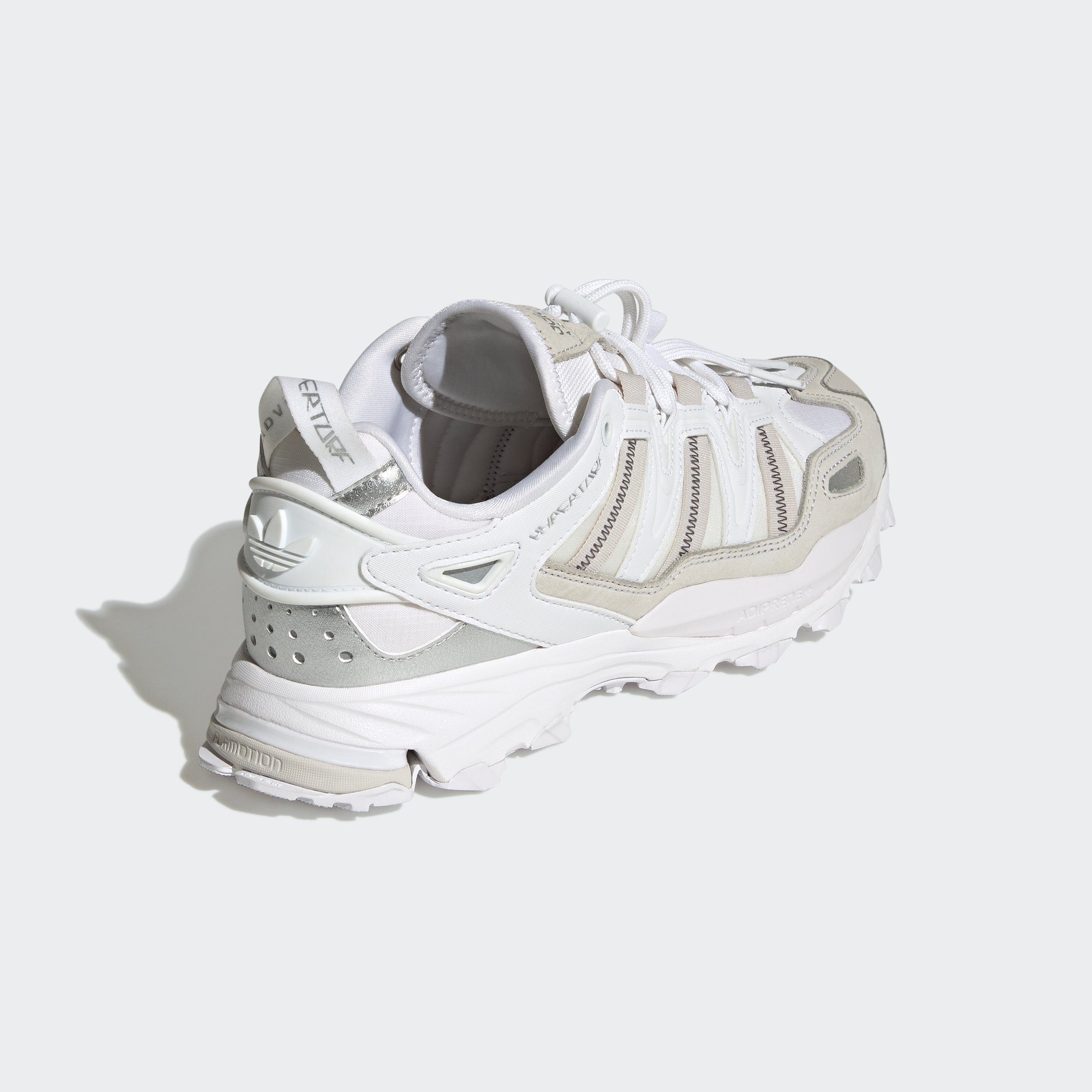 Metallic Originals HYPERTURF White One Sneaker Silver / Cloud Grey adidas /