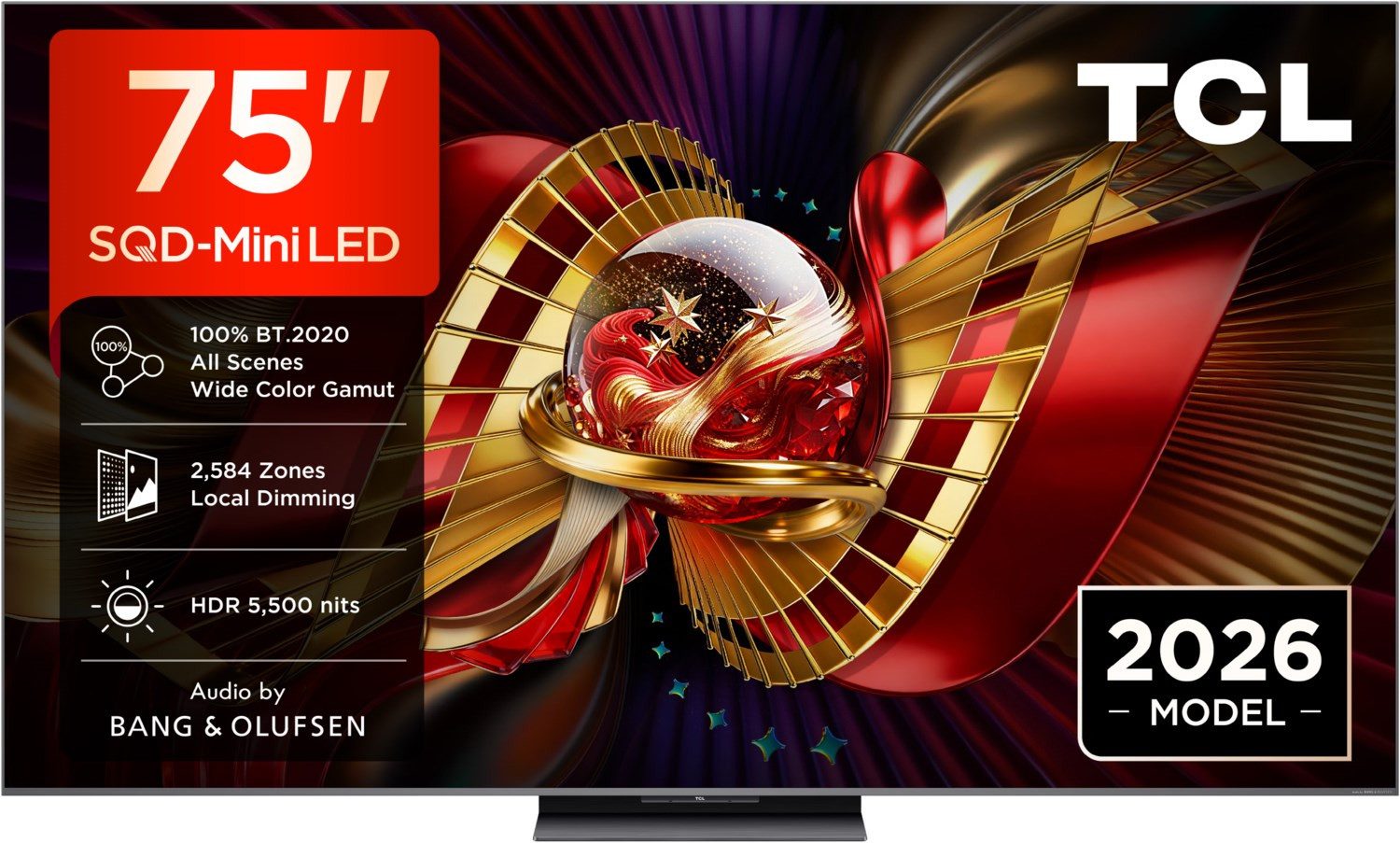 TCL 75C89L Mini-LED-Fernseher (75.0 Zoll, Ja)
