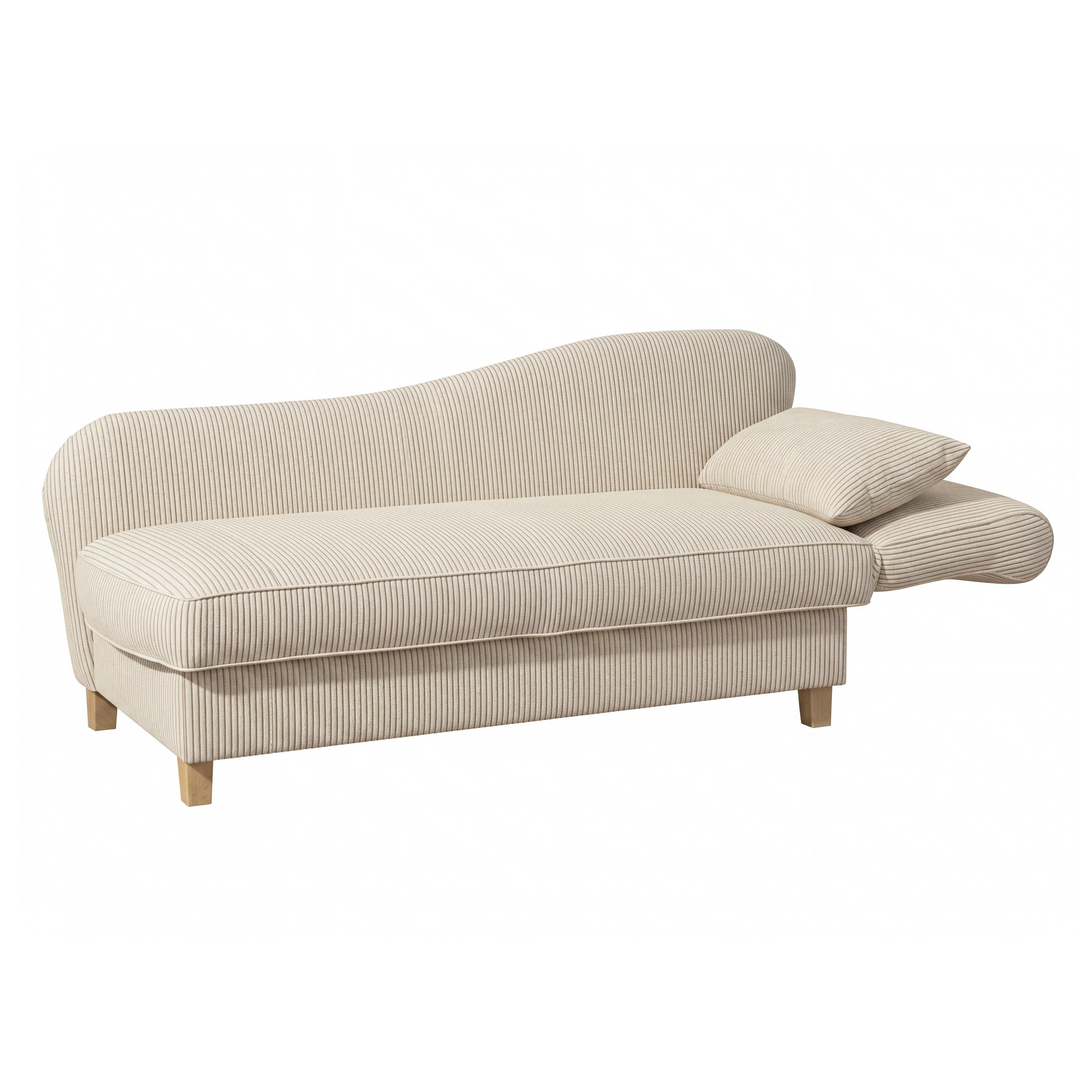 Max Winzer® Recamiere Selma, mit Armteil rechts klappbar, Federkern, Bettkasten, Bettfunktion