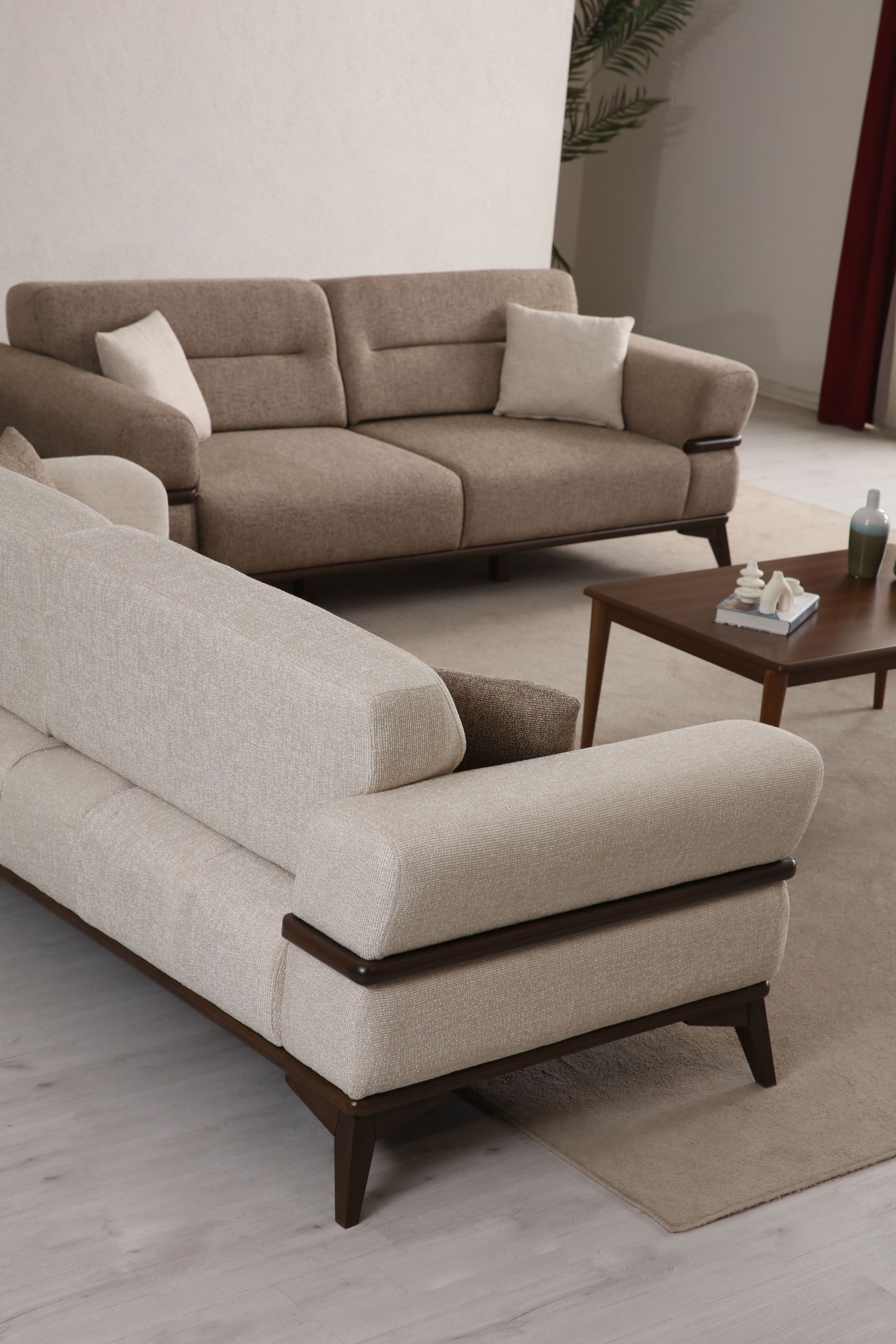 Nobelaa Sofa Sitzgruppe/Sofa Set - Wohnzimmergarnitur "Bayleaf" 3+3+1
