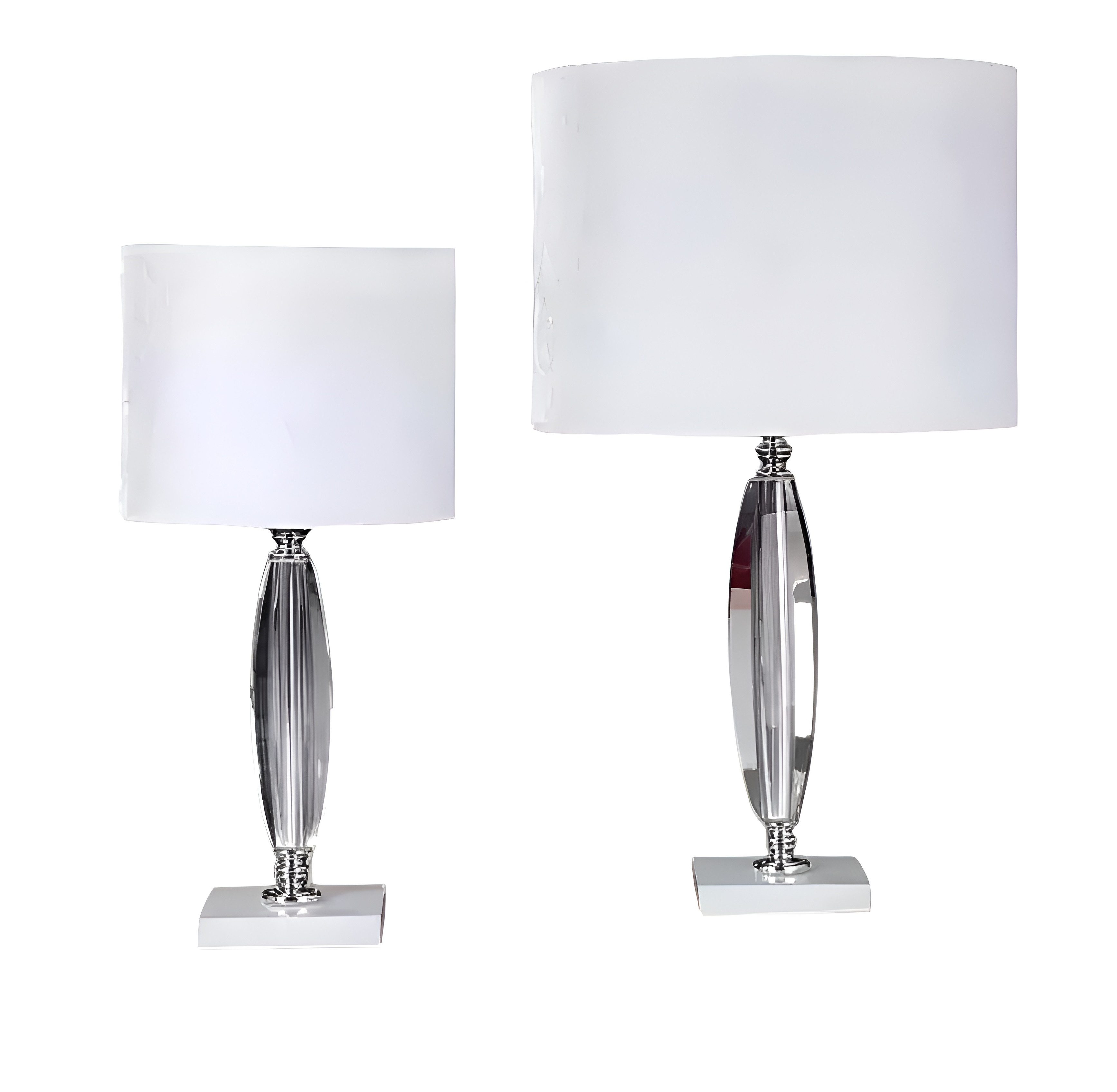 Xlmoebel Nachttischlampe Elegante Tischleuchte mit Kristallbehang in klassischem Design, Hergestellt in Europa