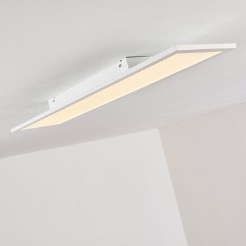 hofstein Deckenleuchte »Vacil« LED Panel modernes Deckenpanel aus Aluminiumin Weiß, 3000 Kelvin, 40 Watt, 3200 Lumen, längliche Deckenlampe in flachem Design