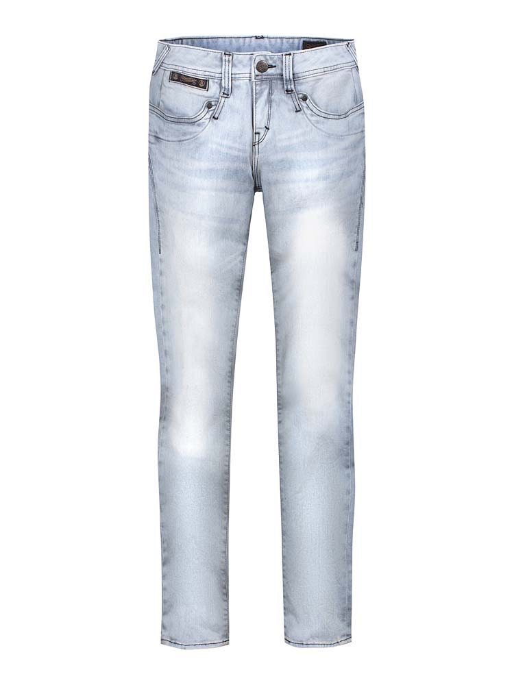 Herrlicher Stretch-Jeans HERRLICHER PIPER Slim Denim Black Cashmere Touch