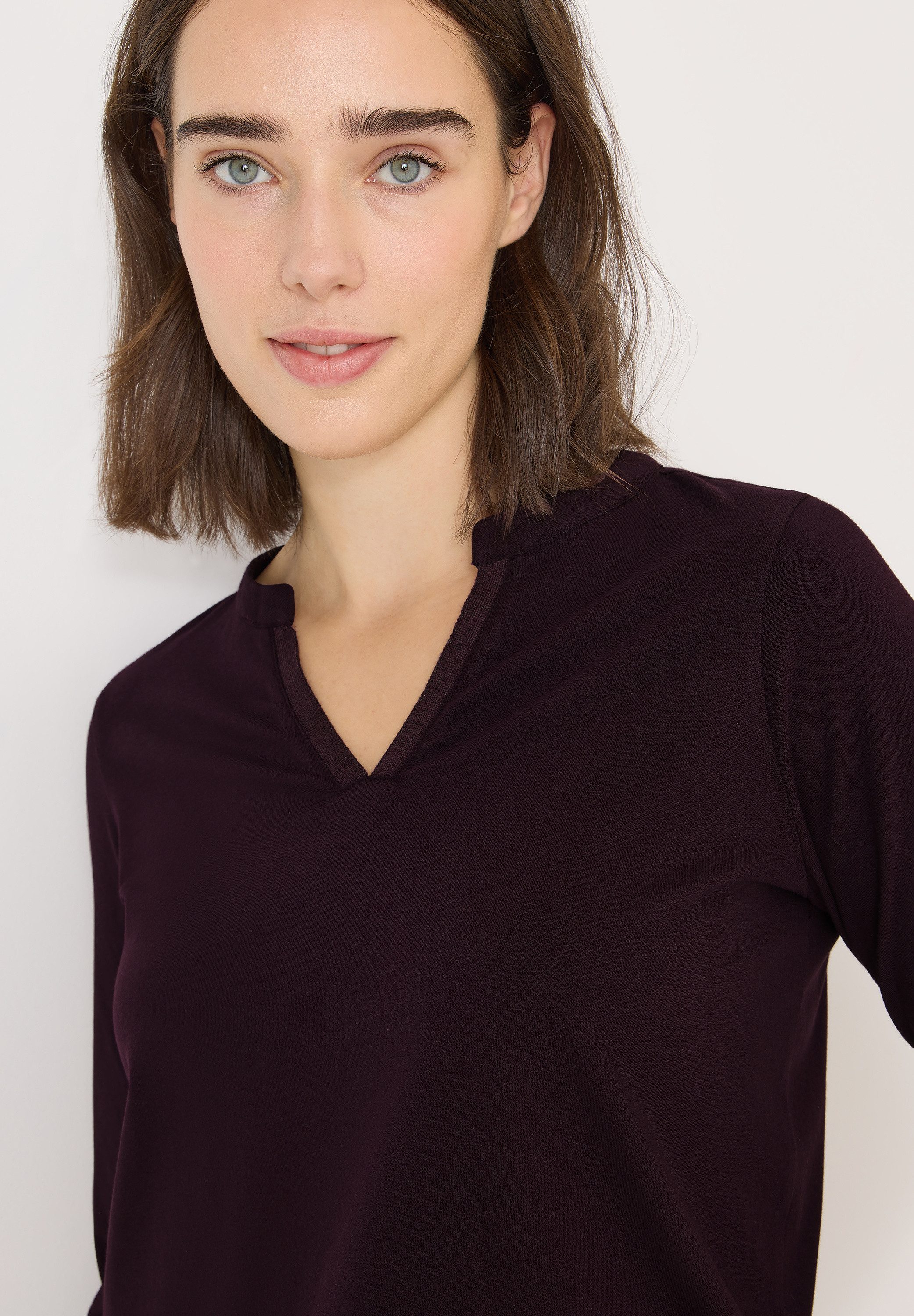 CECIL Langarmshirt im soften Baumwoll-Mix günstig online kaufen
