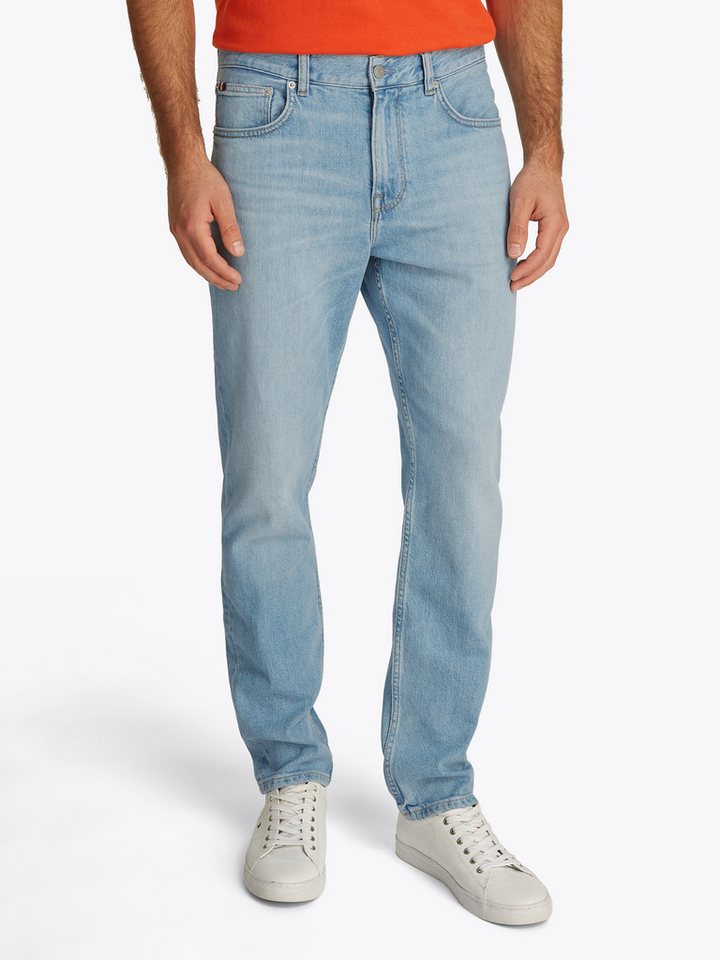 Tommy Hilfiger Straight-Jeans STRAIGHT DENTON in hellblauer Waschung