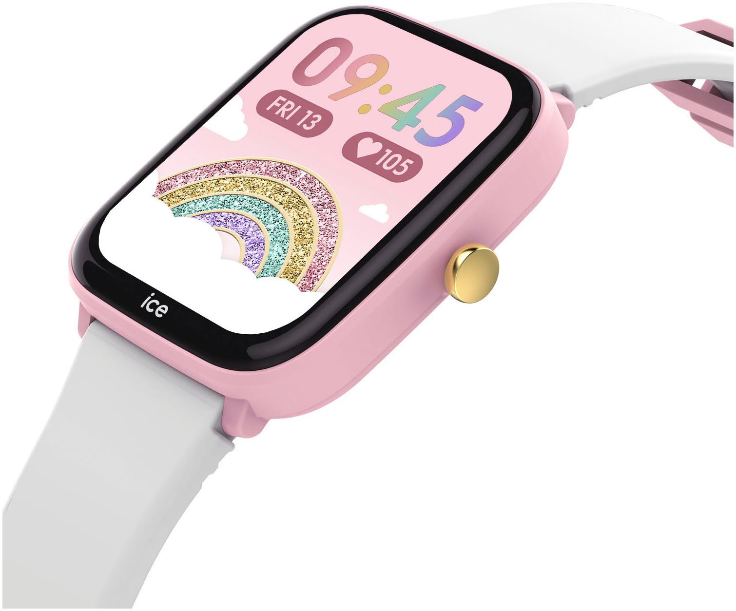 ice-watch ICE smart junior 2.0 Smartwatch, Armbanduhr, Mädchenuhr, Kinderuhr, Silikonarmband, Spiele, Sportprofil