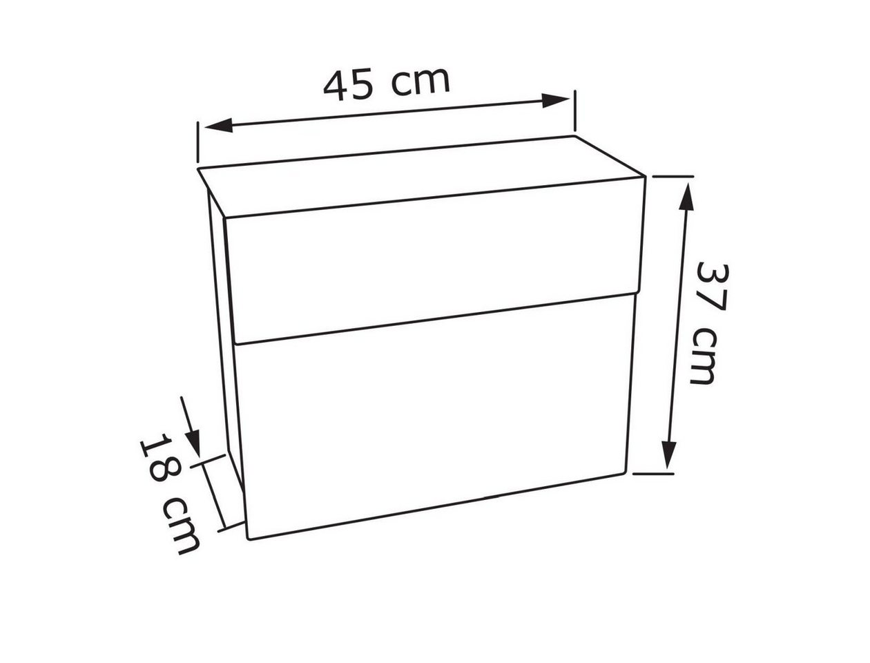 Thumbnail - Bravios Briefkasten Briefkasten Molto Rost