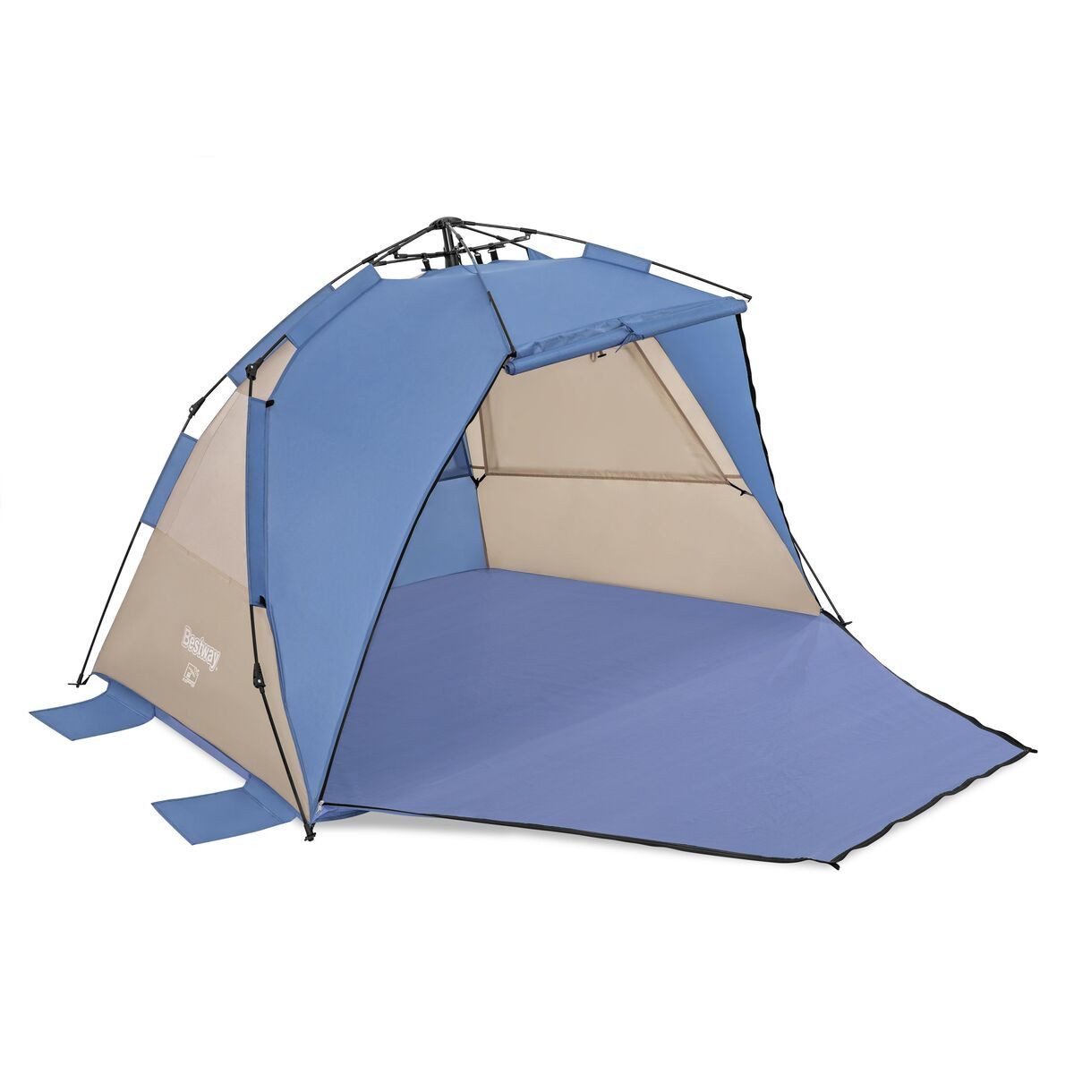 Kuppelzelt Bestway Zelt Polyester mit Belüftung 107127x240x125 cm Camping Strand