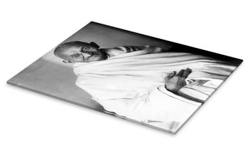 Posterlounge Acrylglasbild Bridgeman Images, Mahatma Gandhi, Wohnzimmer Fotografie